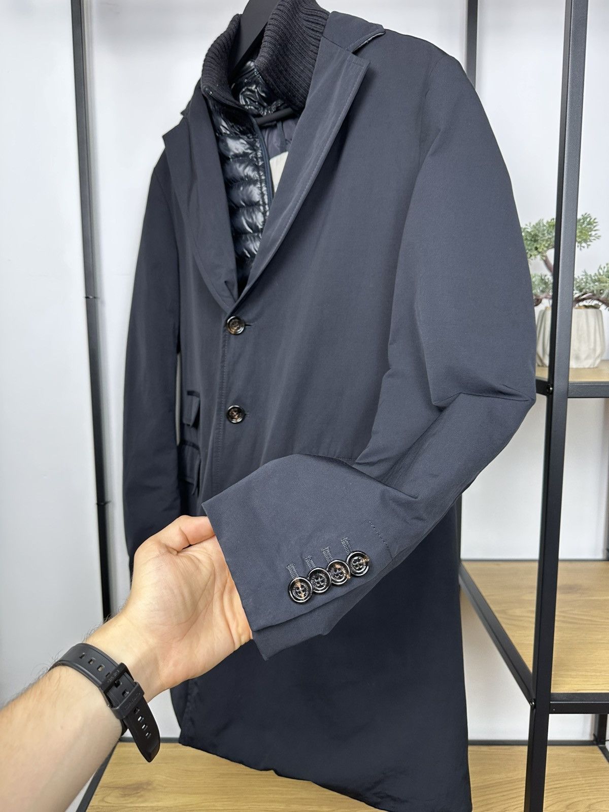 Moncler Moncler Lesparre Giubbotto Men’s Jacket Down Dark Blue 3 Sz Size US L / EU 52-54 / 3 - 10 Thumbnail