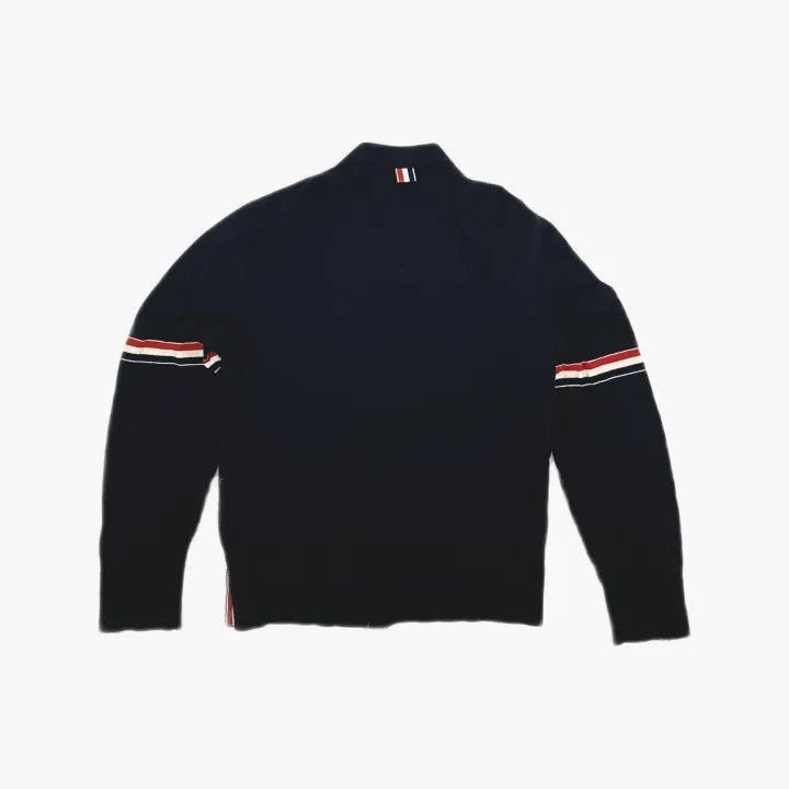 Thom Browne Thom Browne Classic Red White Blue Cardigan -2507 Size US M / EU 48-50 / 2 - 2 Thumbnail