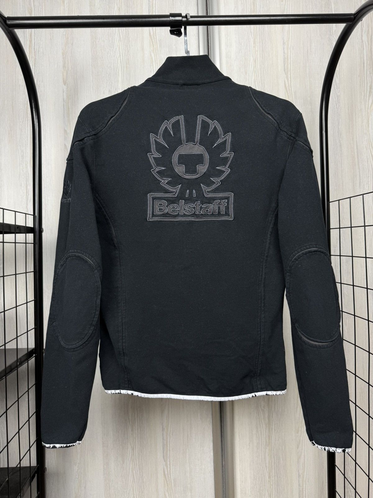 Belstaff Belstaff vintage big logo black full double zip sweater Size US M / EU 48-50 / 2 - 1 Thumbnail