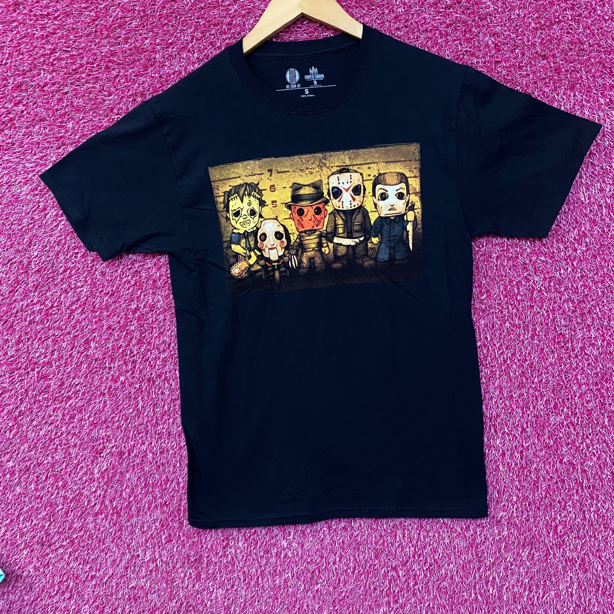 Other Killer Line Up Chibi Horror Villains Halloween T-Shirt Small Size US S / EU 44-46 / 1 - 3 Thumbnail