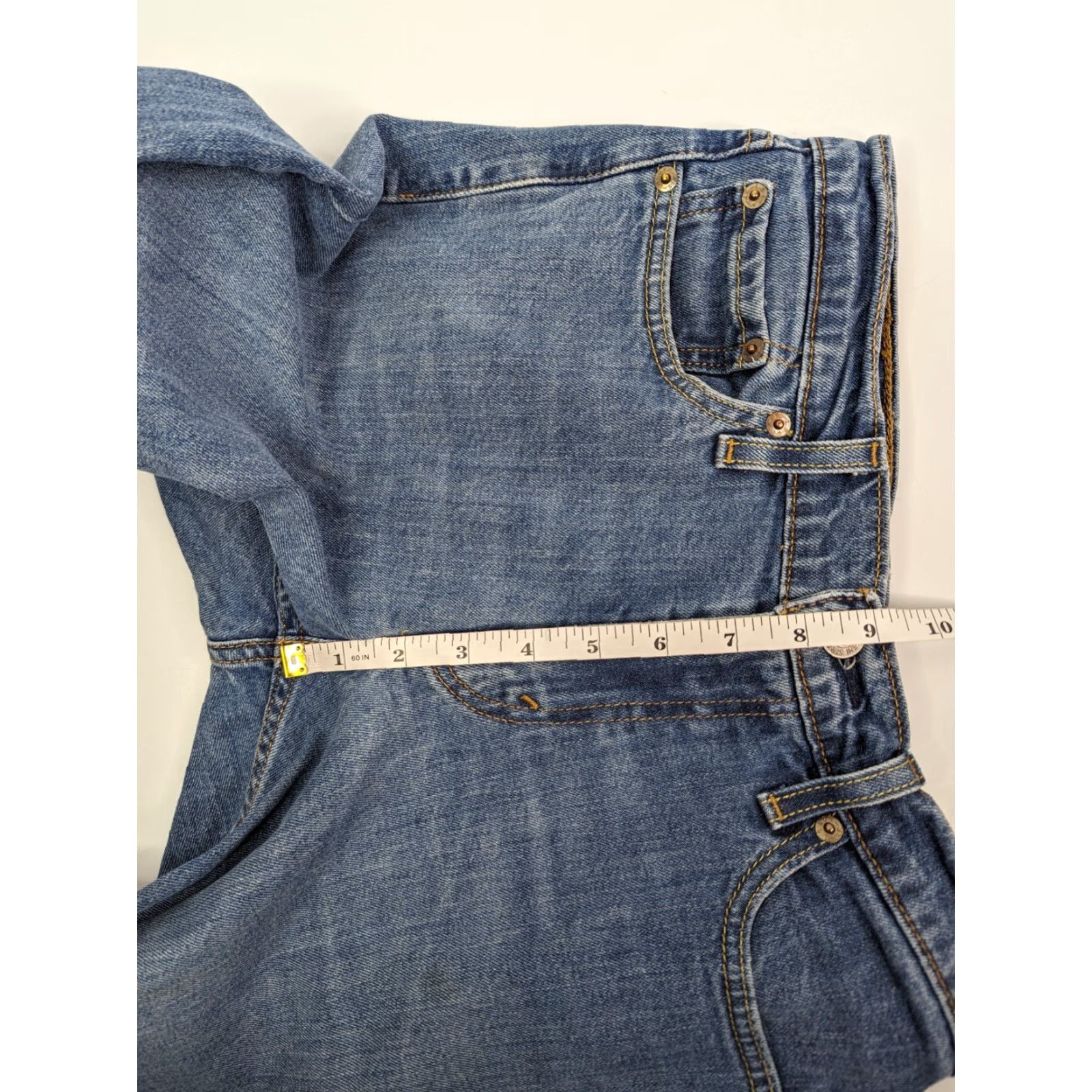 Levi's Levi's 511 Jeans Men's Slim Straight Blue Dark Wash Denim 29x30 Logo 90s Size US 29 - 7 Thumbnail