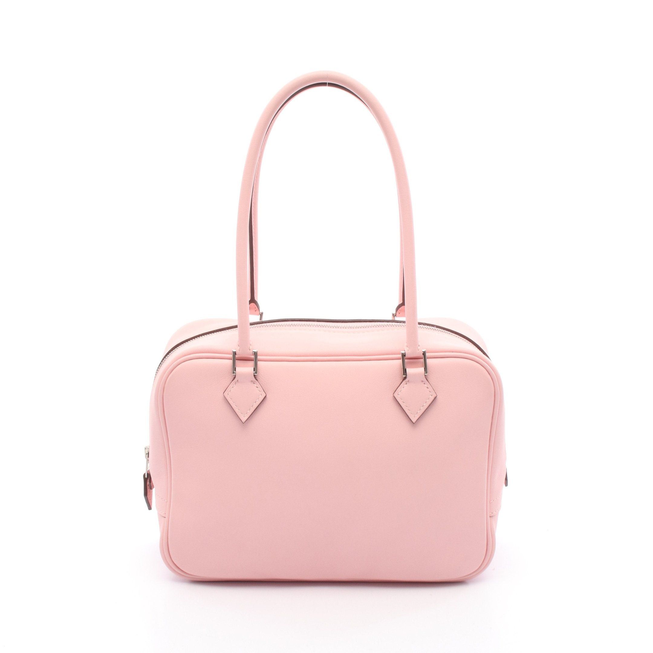 Hermes Hermes Mini Plume 20 Rose Sakura Handbag Veau Swift Pink Silver Hardware T Stamp Size ONE SIZE - 1 Thumbnail