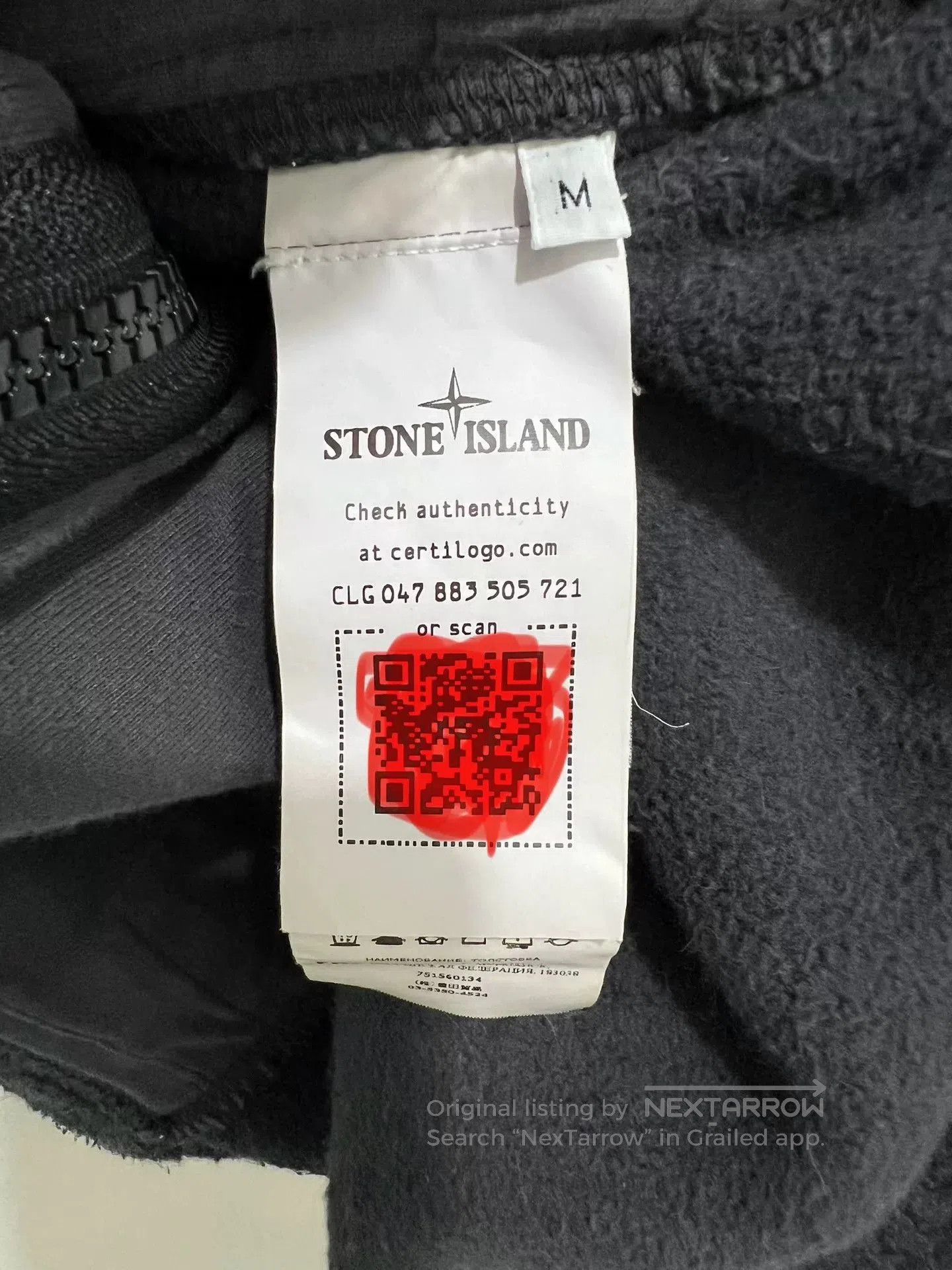 Stone Island Stone Island Men's Hooded Fleece Jacket. Size US M / EU 48-50 / 2 - 6 Thumbnail