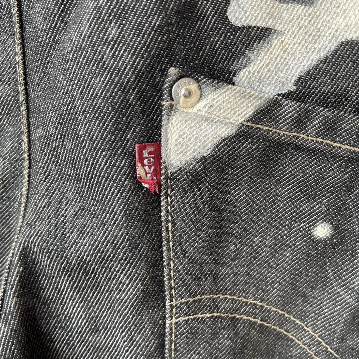 Levi's Thrashed Levi’s Engineered 3D Painted "Money" Denim Jeans Size US 30 / EU 46 - 11 Thumbnail