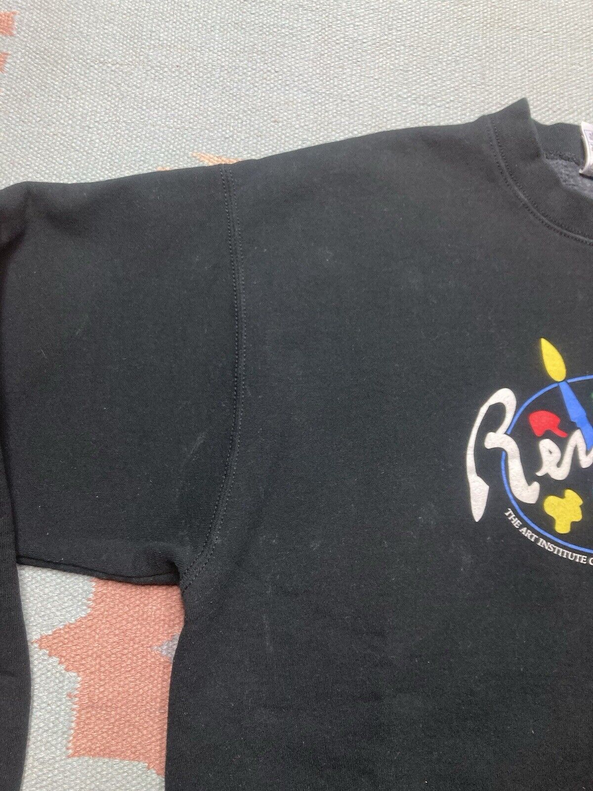 Fruit Of The Loom × Vintage Vtg 90s sweatshirt art institute of Chicago Renoir XL Size US XL / EU 56 / 4 - 4 Thumbnail
