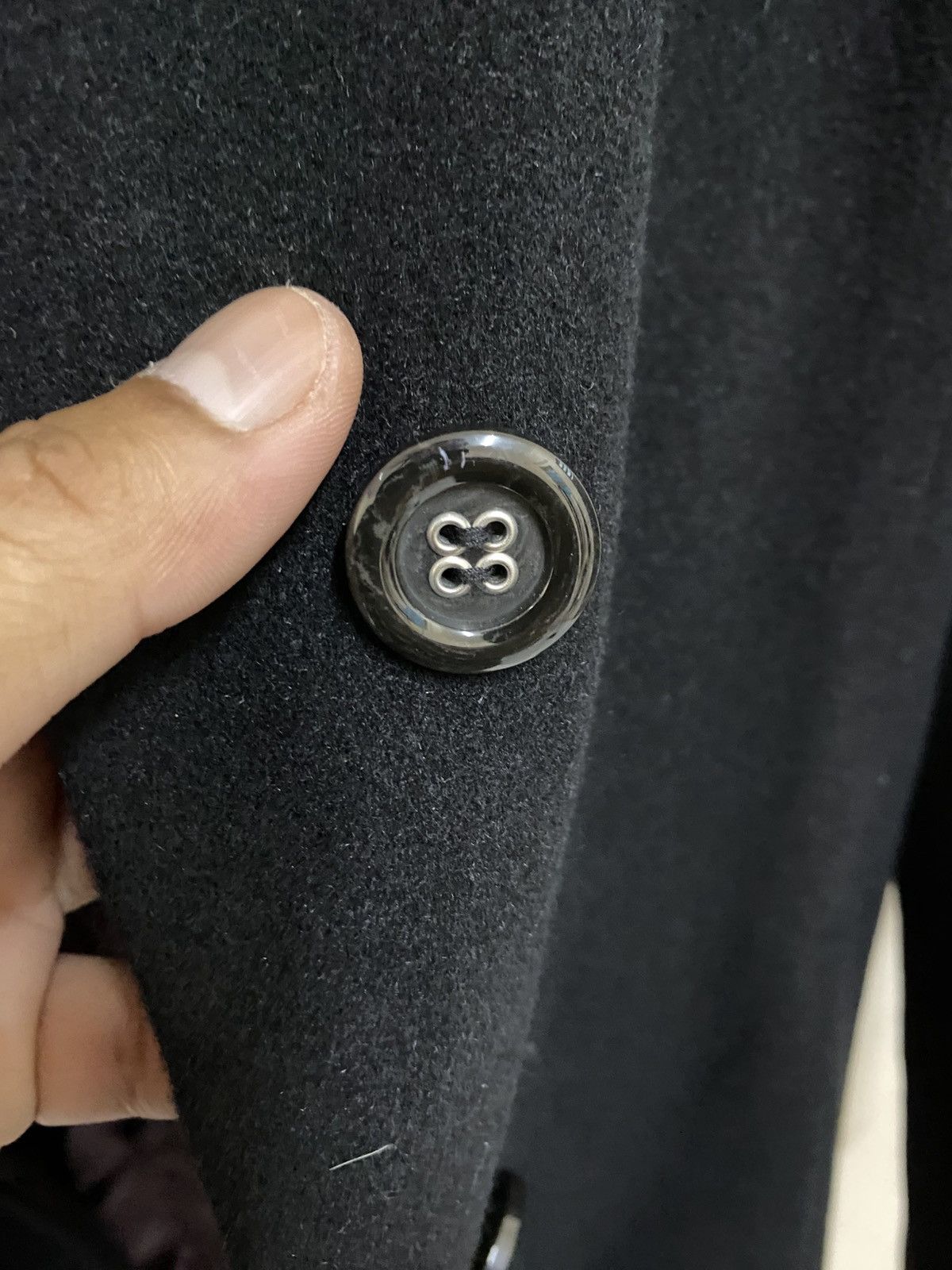 Japanese Brand Ined By Angora Wool Coat Jacket Black Size M / US 6-8 / IT 42-44 - 8 Thumbnail