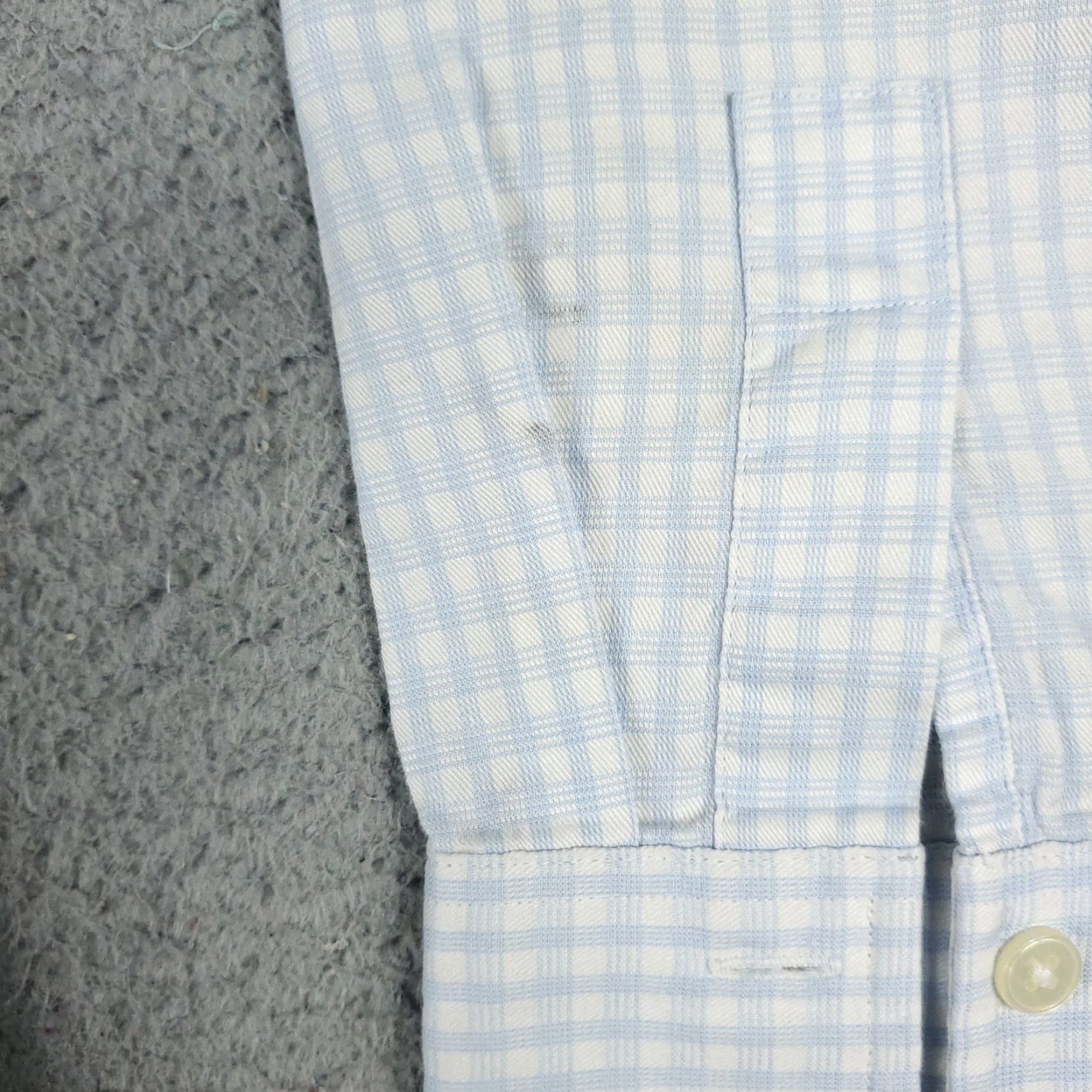Banana Republic Banana Republic Button Up Shirt Womens Medium Blue Check Long Sleeve Size M / US 6-8 / IT 42-44 - 6 Thumbnail