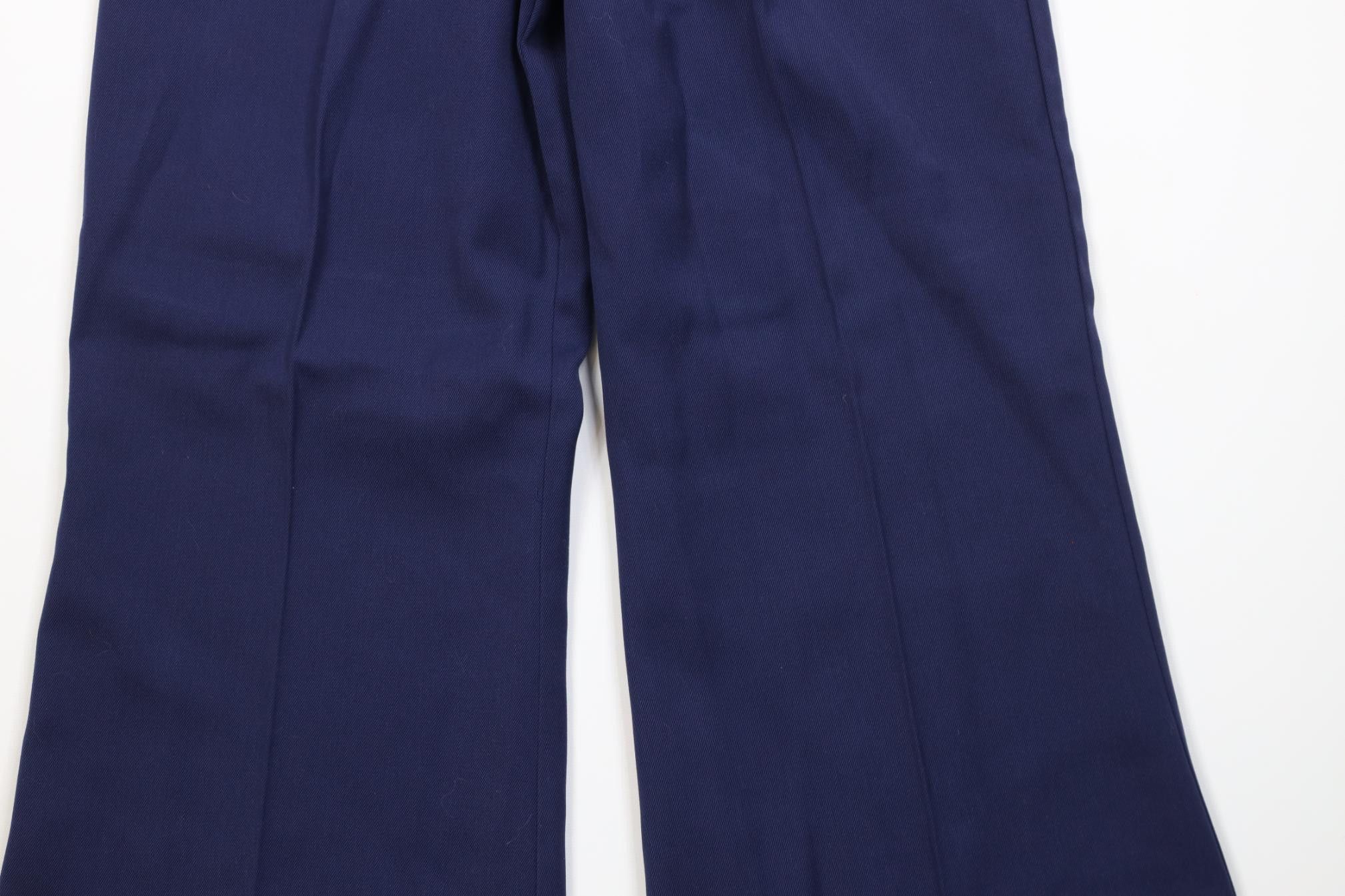 Vintage Deadstock Vintage 60s 70s Wide Leg Bell Bottoms Pants Size 34" / US 12 / IT 48 - 10 Thumbnail