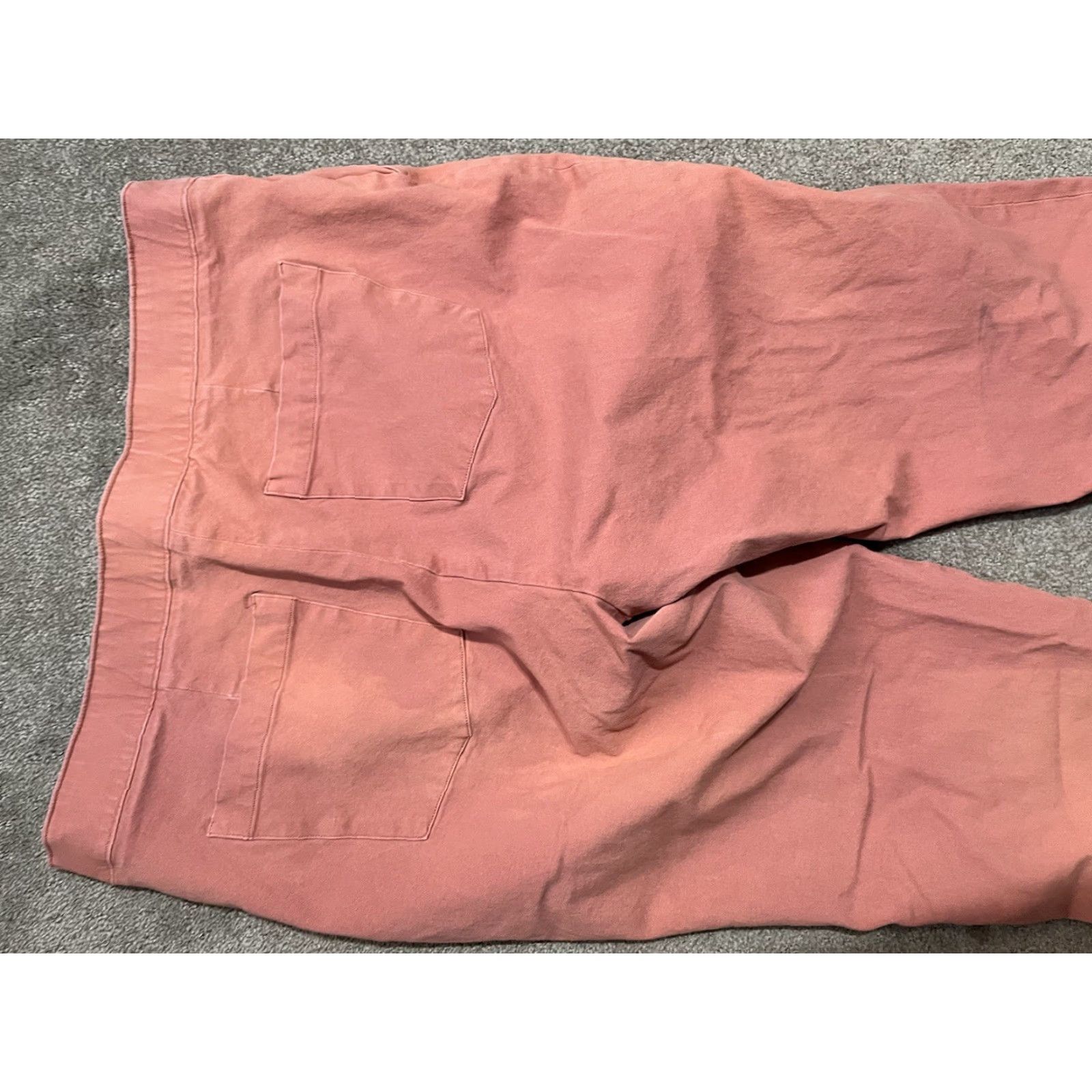 Spanx Spanx Leggings Womens XL Pink Denim Pull On Stretch Ankle 26 in Inseam Size 40" / US 18 - 4 Thumbnail