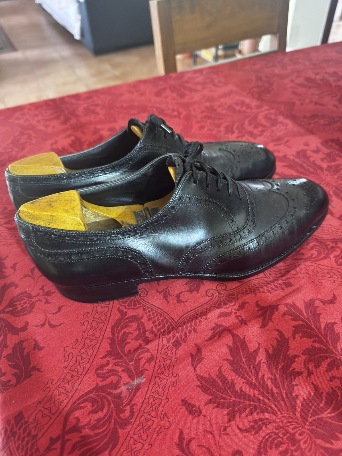 John Lobb John Lobb Leather Full Oxford Brogue Size US 9.5 / EU 42-43 - 2 Thumbnail