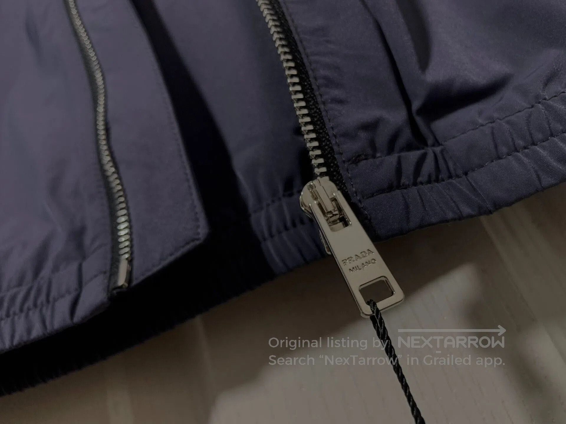 Prada PRADA Men's Hooded Windbreaker Coat. Size US M / EU 48-50 / 2 - 5 Thumbnail