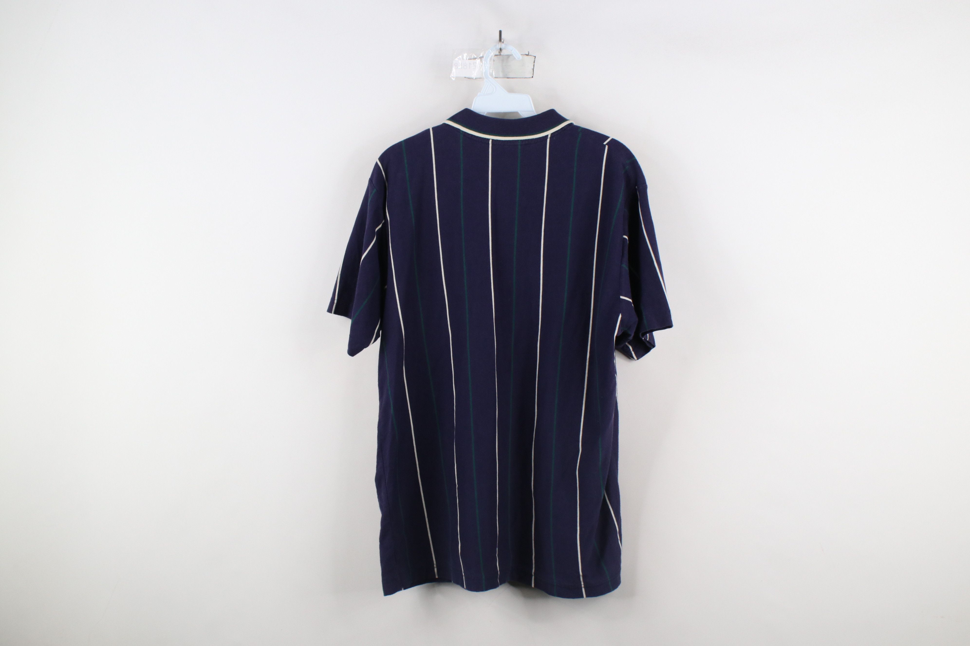 Vintage Vintage 90s Streetwear Striped Knit Collared Golf Polo Shirt Size US L / EU 52-54 / 3 - 8 Thumbnail
