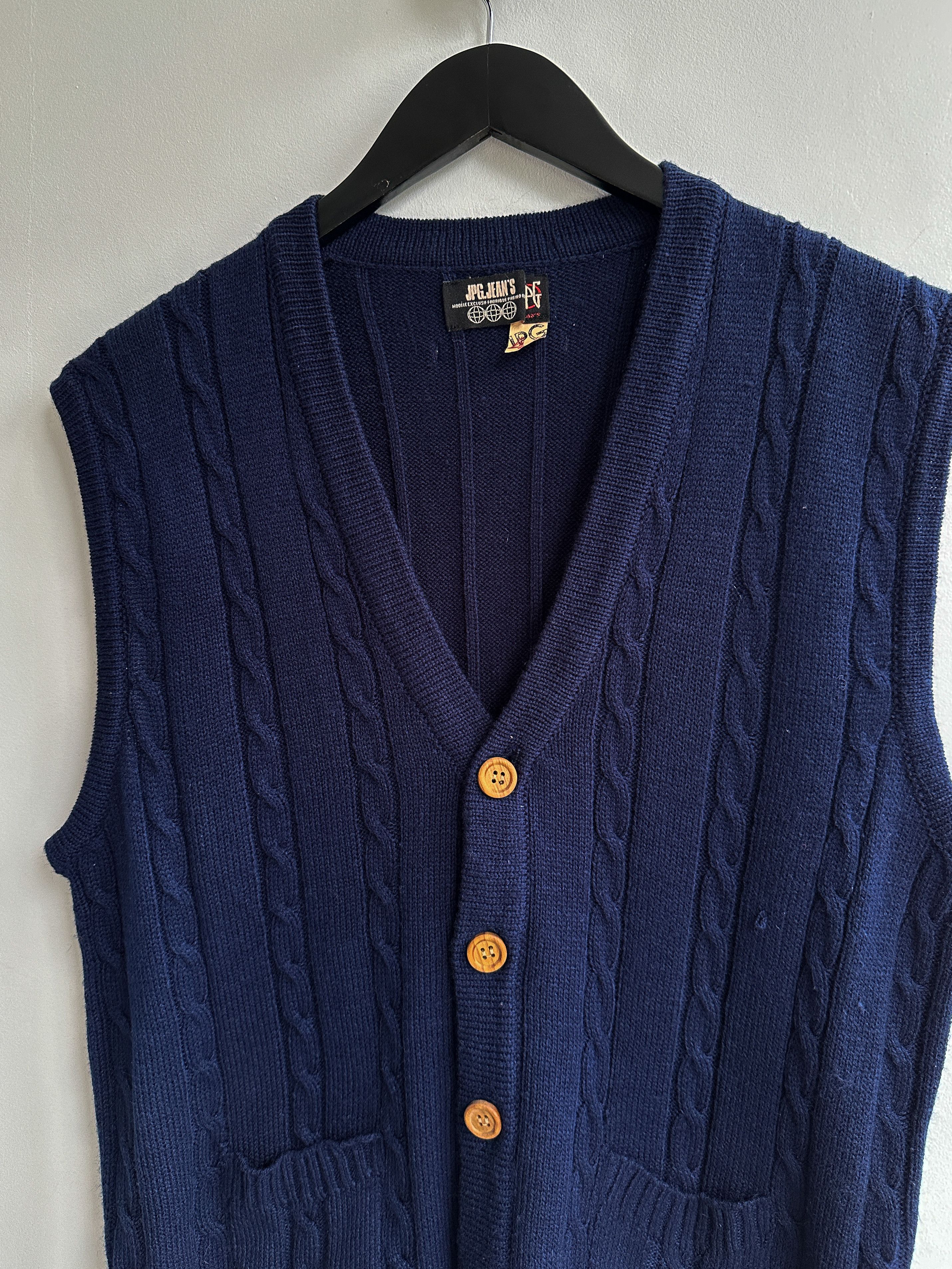 Jean Paul Gaultier Vintage Jean Paul Gaultier Jeans JPG Knit Vest Sweater Size L / US 10 / IT 46 - 3 Thumbnail
