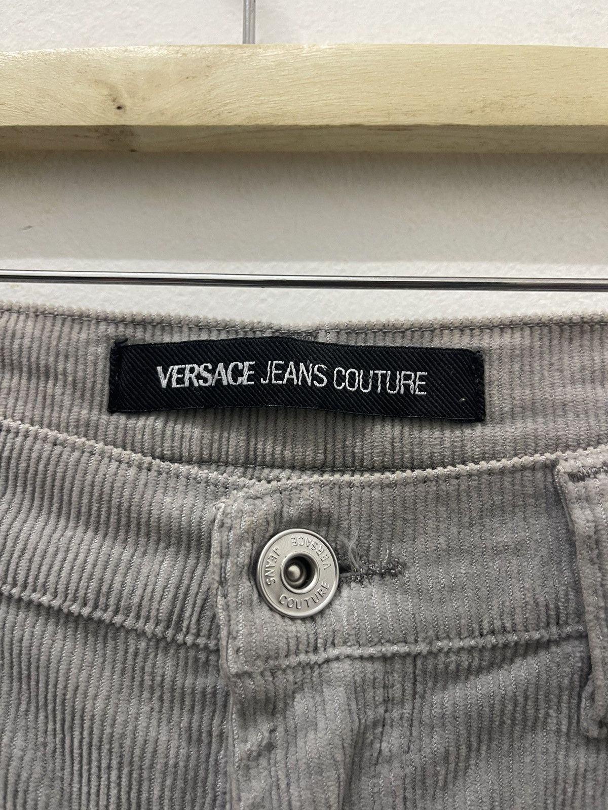 Versace Jeans Couture Rare Vintage VERSACE JEANS COUTURE Corduroy Pant Size US 33 - 11 Thumbnail