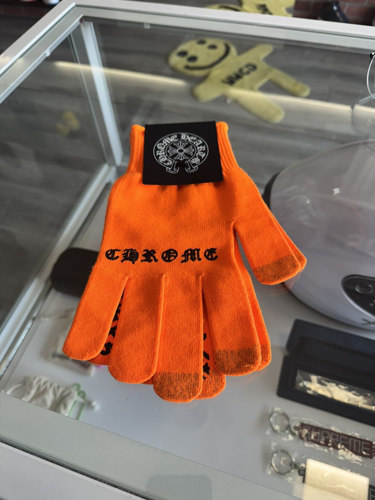 Chrome Hearts Chrome Hearts Orange Checkmate Work Gloves Size ONE SIZE - 2 Thumbnail