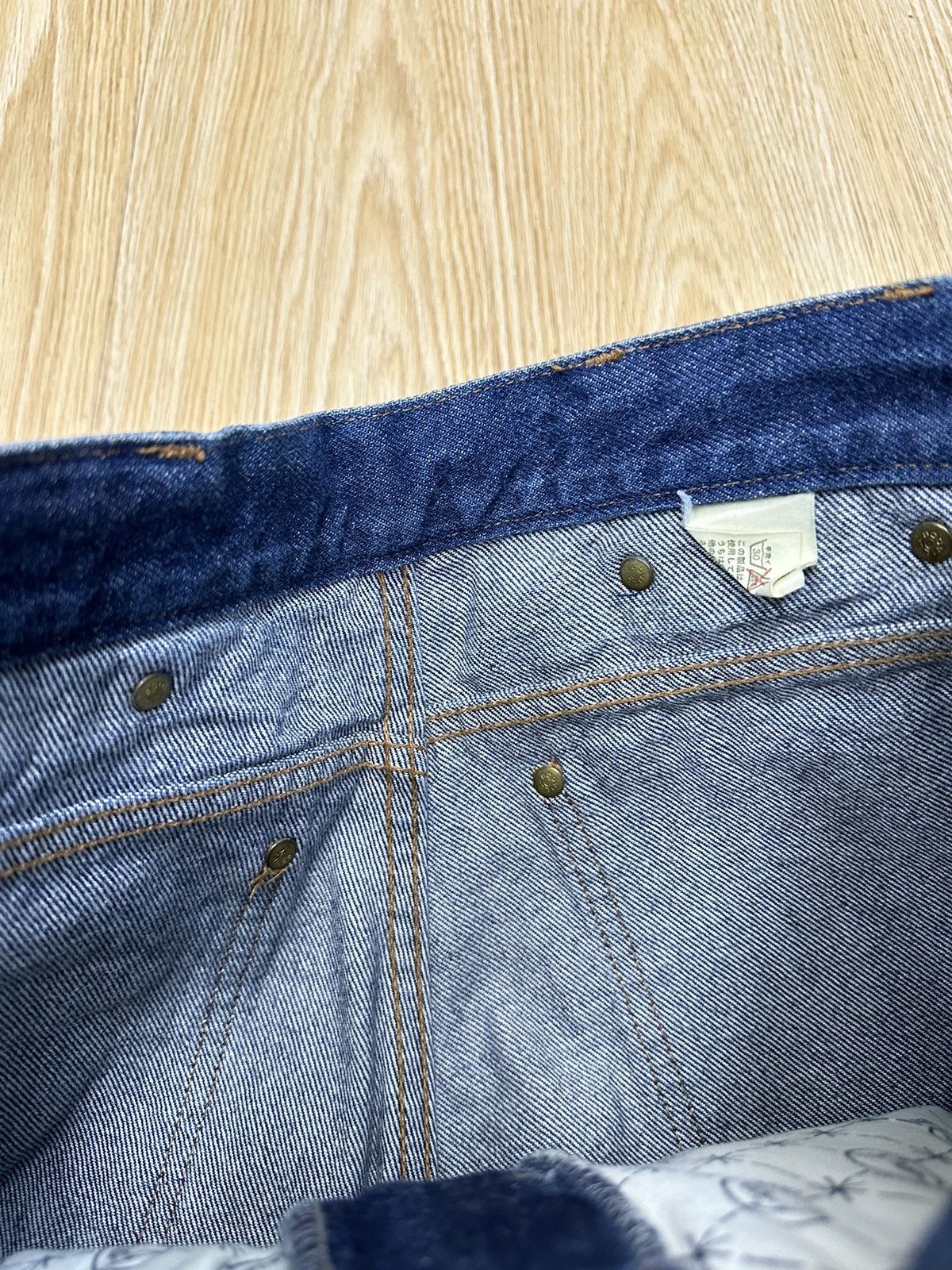 Designer × Trussardi × Vintage Vintage Trussardi Classic Baggy Denim F7 Size US 29 - 14 Thumbnail