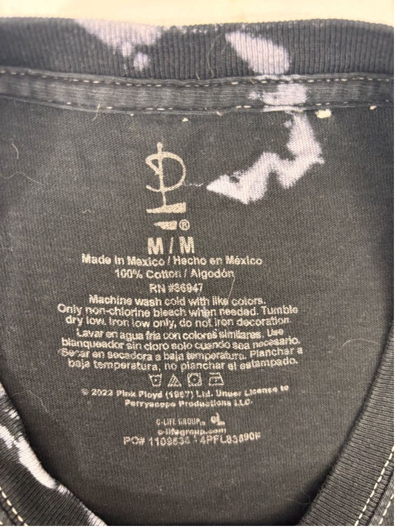Pink Floyd Men's Pink Floyd T-shirt Size M Black Size US M / EU 48-50 / 2 - 7 Thumbnail