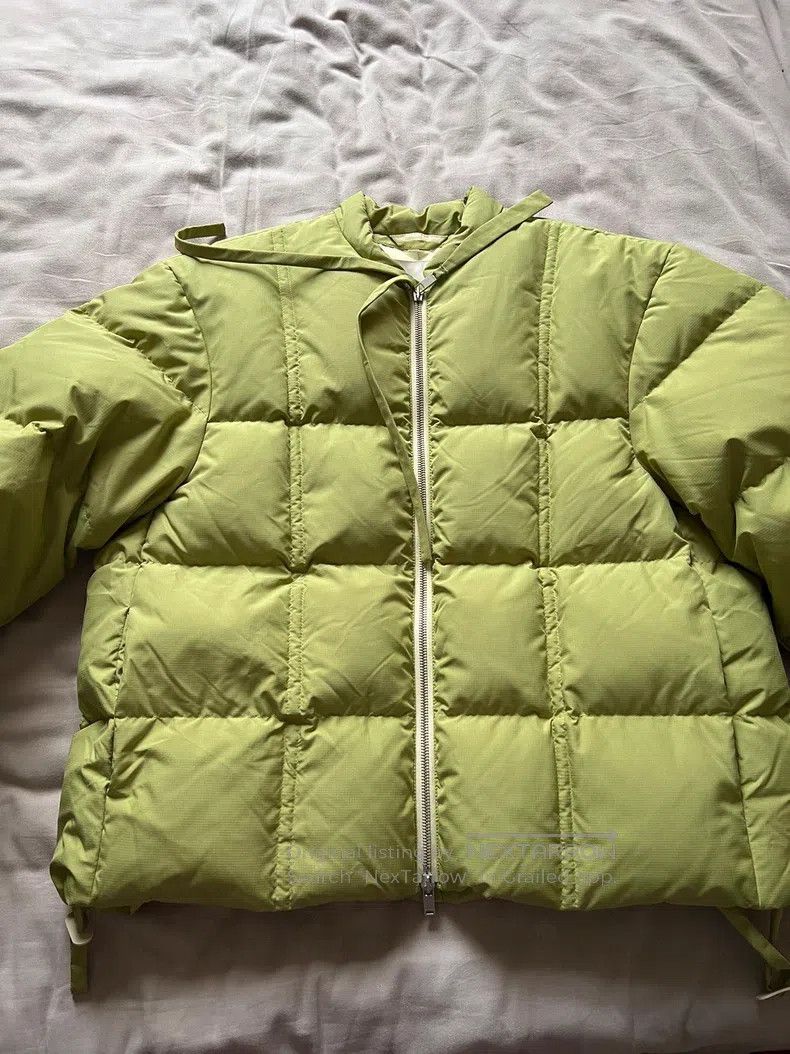 Jil Sander Jil Sander Avocado green down jacket goose down jacket Size XS / US 0-2 / IT 36-38 - 1 Thumbnail