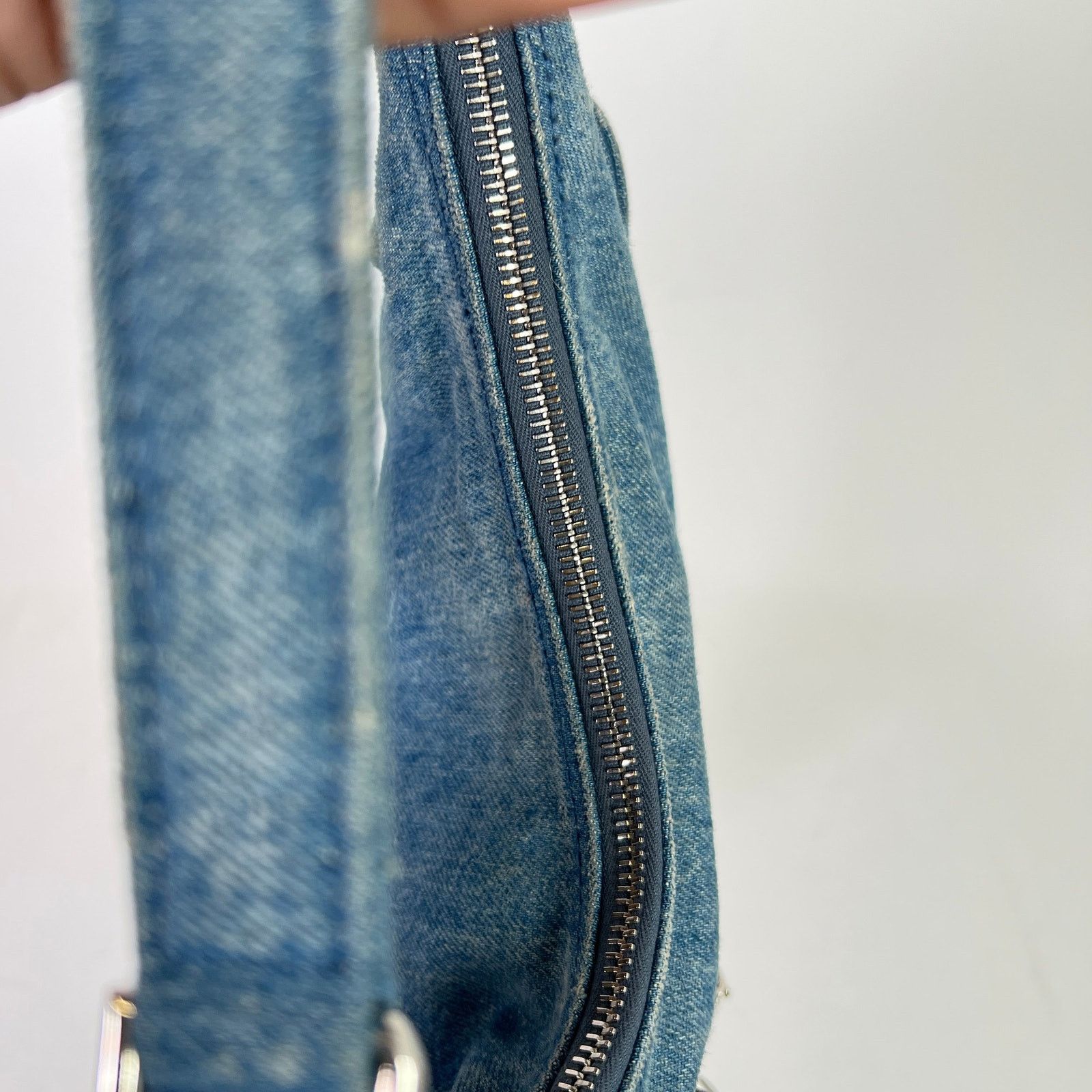Givenchy Givenchy Washed Denim Voyou Mini Shoulder Bag Size ONE SIZE - 8 Thumbnail