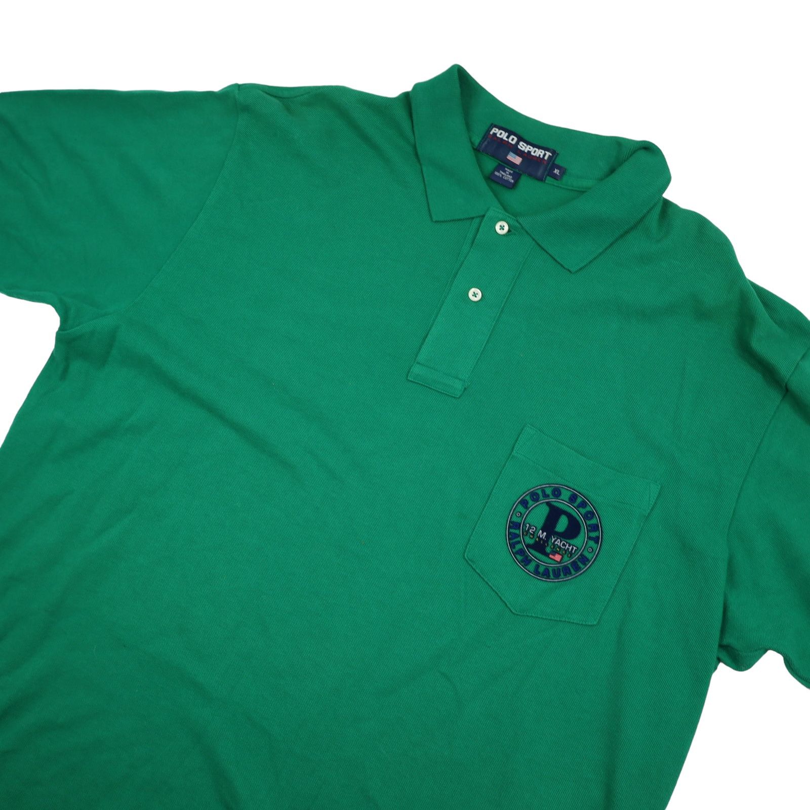 Polo Ralph Lauren × Vintage Vintage Polo Sport Ralph Laruen 12M Yacht Challenge Shirt Size US XL / EU 56 / 4 - 2 Thumbnail