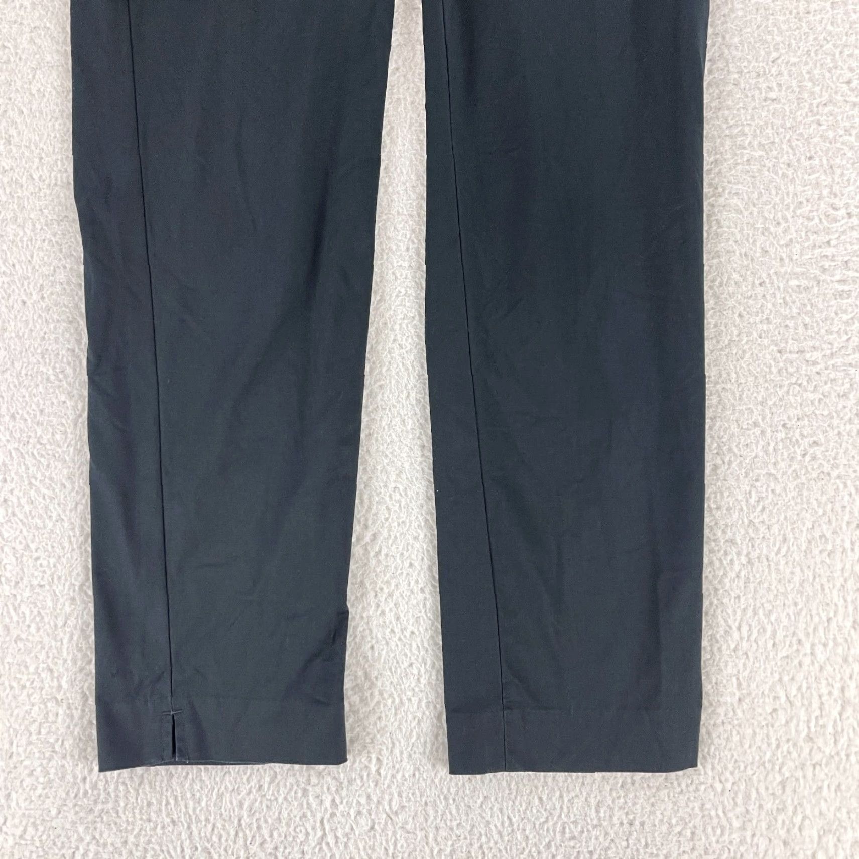 J. Jill J. Jill Black Straight Crop Chino Pants Womens Size 8 Mid-Rise Casual Cotton Spandex Size 30" / US 8 / IT 44 - 3 Thumbnail