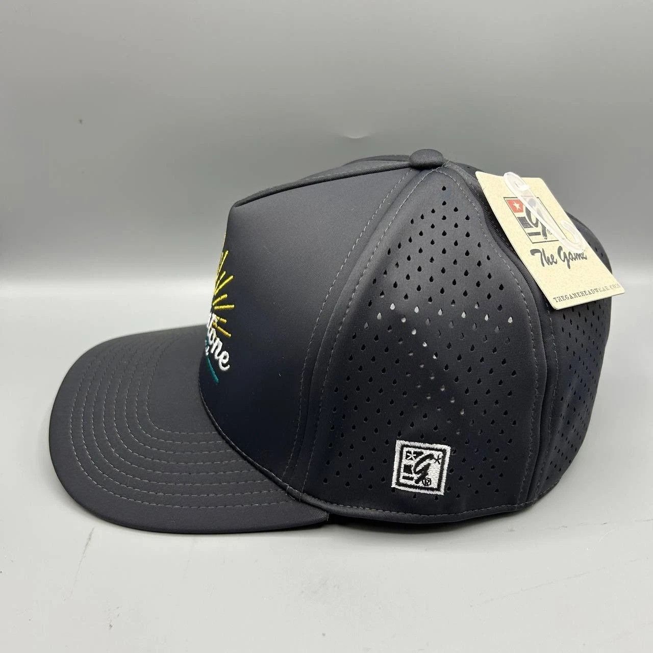 The Game Yellowstone National Park Hat Men L-XL Black Stretch Fitted Size ONE SIZE - 7 Thumbnail