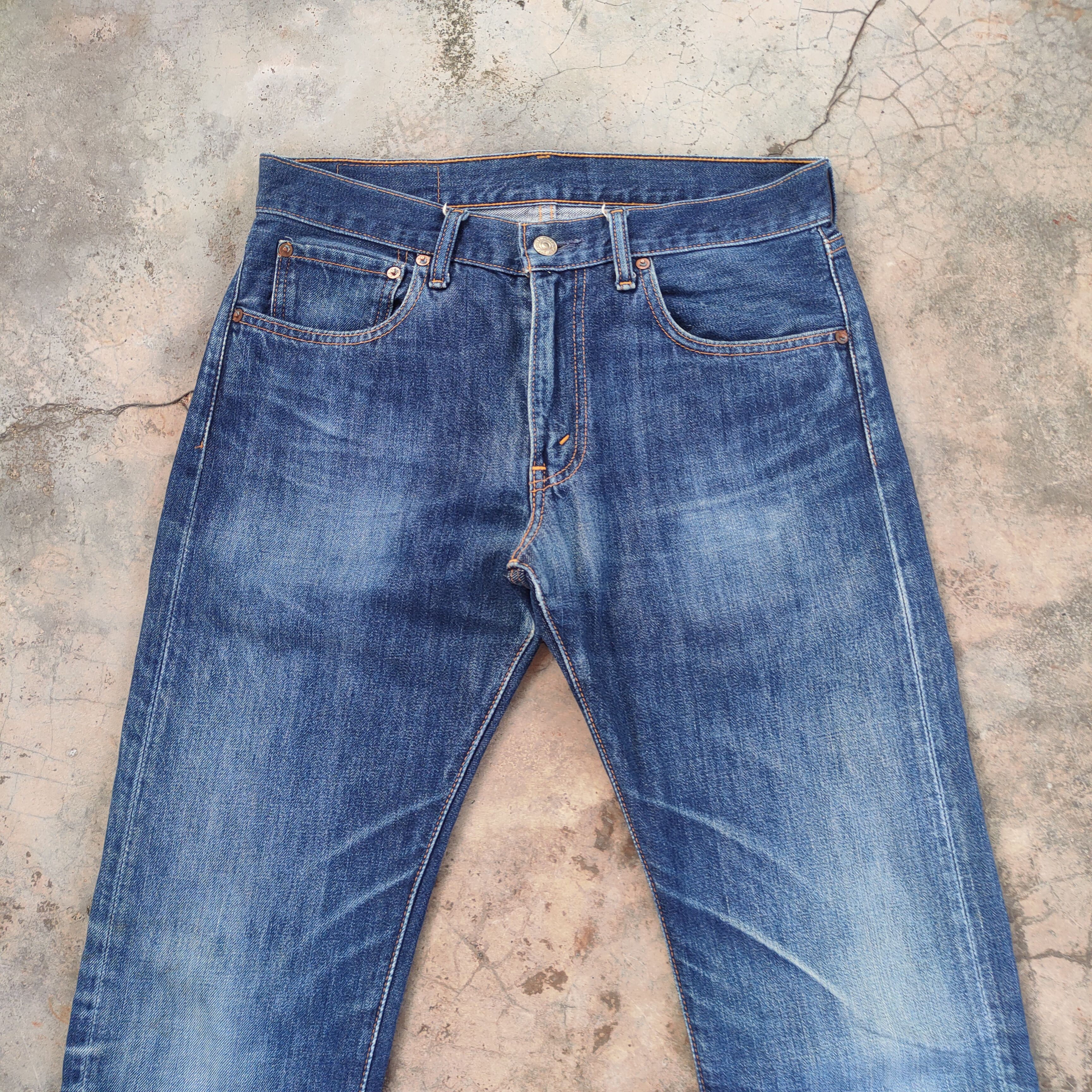 Levi's Vintage Clothing VINTAGE Y2k LEVI'S 505 FADED DISTRESSED JEANS PANTS Size US 31 - 3 Thumbnail