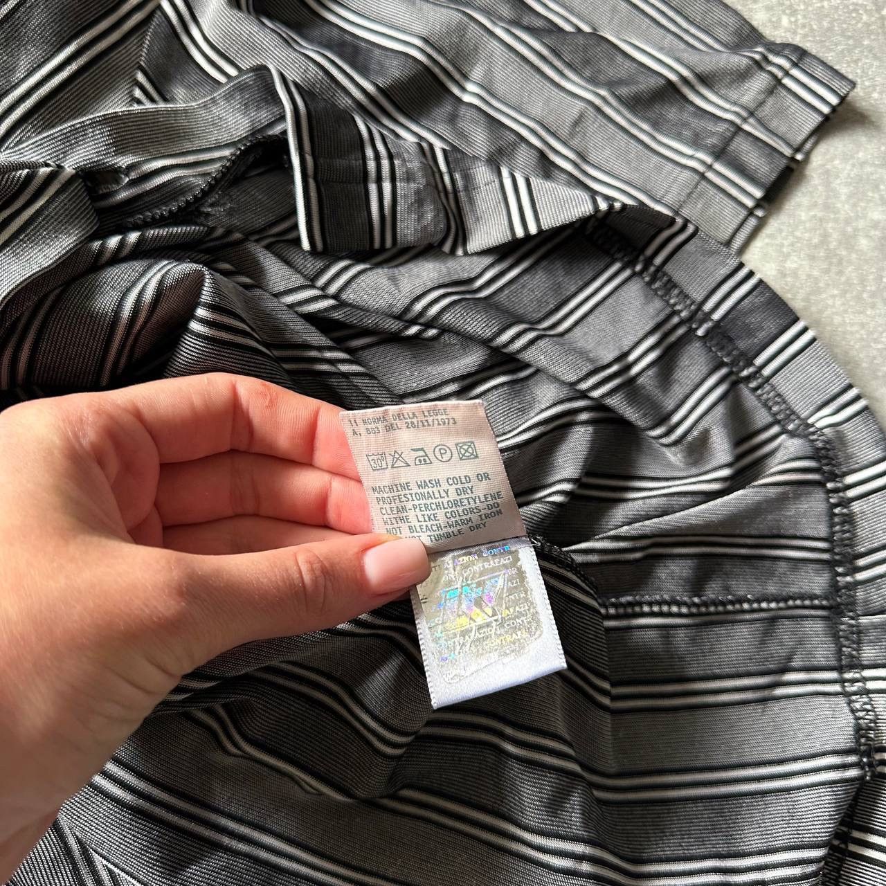 Versace × Vintage RARE GIANNI VERSACE SHIRT STRIPED FLANNEL MEDUZA Jellyfish Size US L / EU 52-54 / 3 - 4 Thumbnail