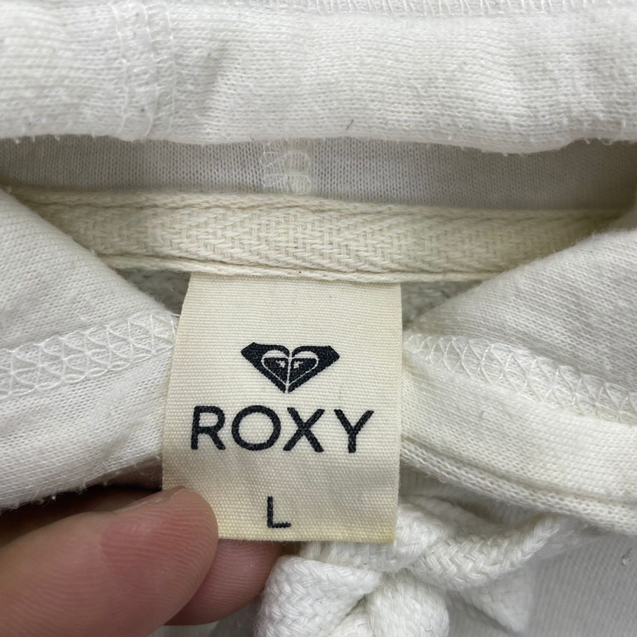 Quiksilver Vintage Roxy Embroided Logo Pullover Hoodie Size M / US 6-8 / IT 42-44 - 7 Thumbnail