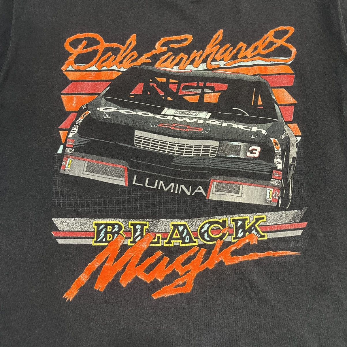 NASCAR Vintage 90s Dale Earnhardt NASCAR Racing T Shirt Large Size US L / EU 52-54 / 3 - 4 Thumbnail