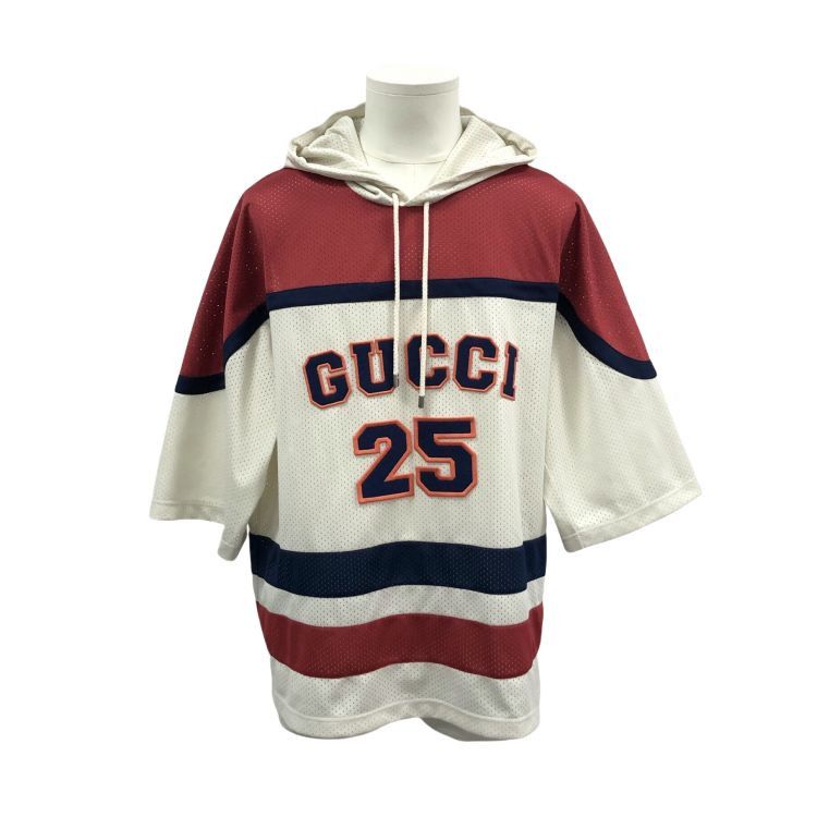 Gucci Gucci 25 Logo Mesh Hoodie Size M Size US M / EU 48-50 / 2 - 1 Thumbnail