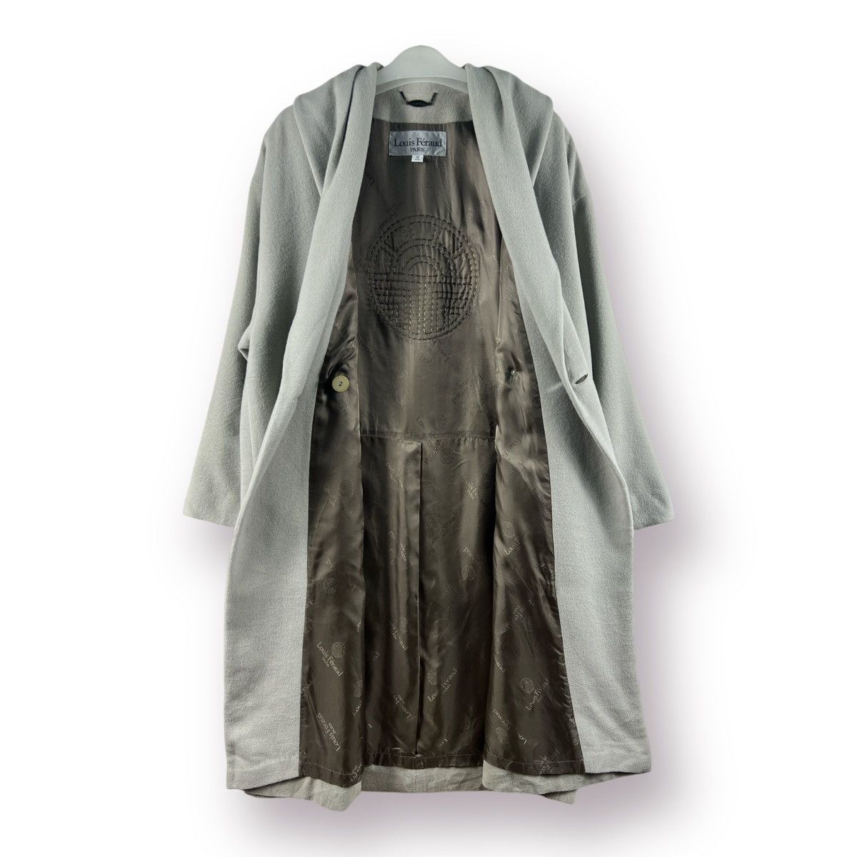 Louis Feraud × Vintage 🔥 Louis Féraud wool Long Coat Size L / US 10 / IT 46 - 6 Thumbnail