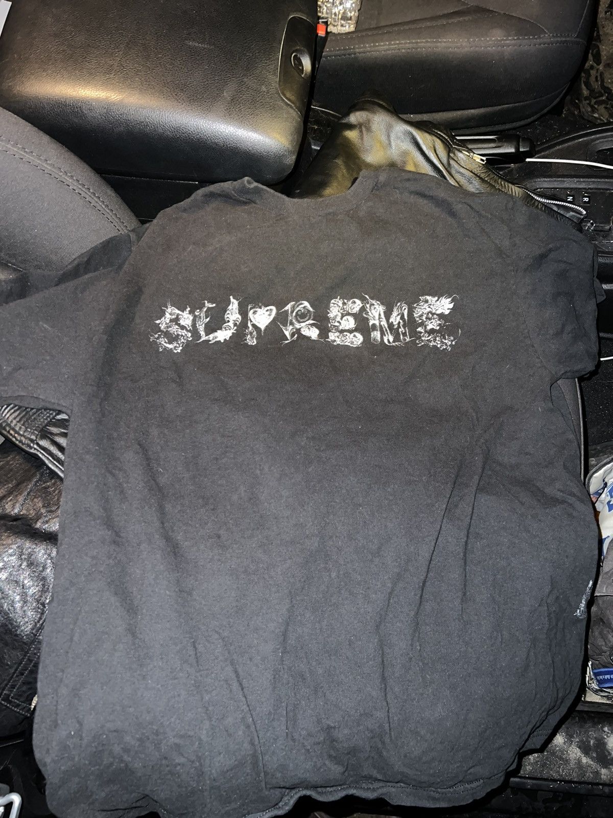 Supreme Supreme Black Smoke T-shirt Size US M / EU 48-50 / 2 - 2 Thumbnail