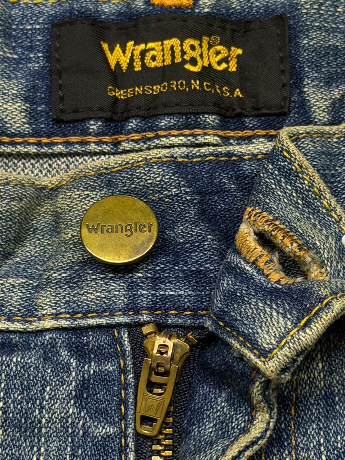 Wrangler Vintage Wrangler Japanese denim Jeans | Relaxed Straight W35 Size US 35 - 10 Thumbnail