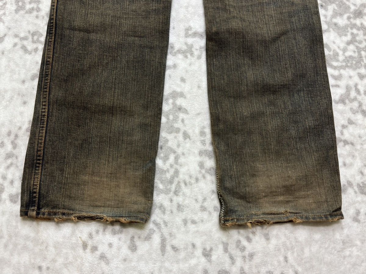 Number (N)ine Number Nine AW03 "Touch Me I'm Sick" Runway Rusty Wash Denim Size US 32 / EU 48 - 13 Thumbnail