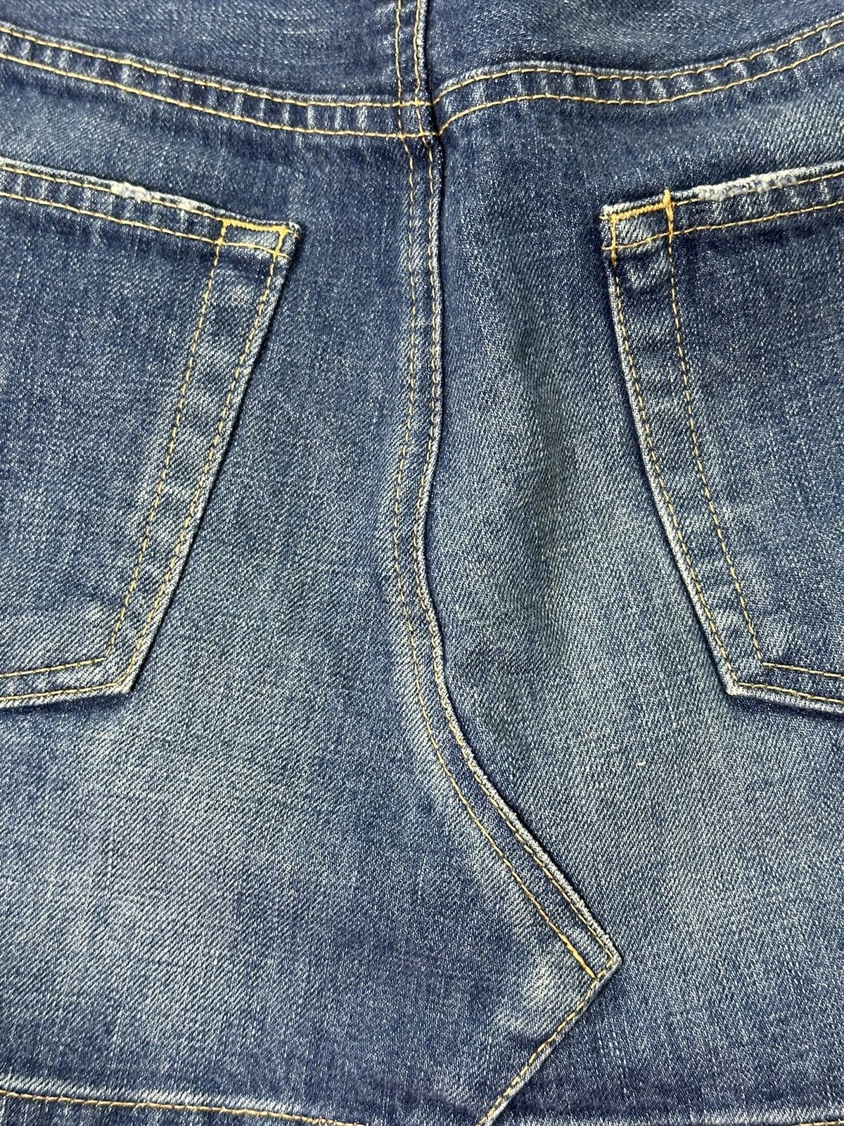 Junya Watanabe JUNYA WATANABE Destroyed Denim Mini Skirt Size 26" / US 2 / IT 38 - 5 Thumbnail