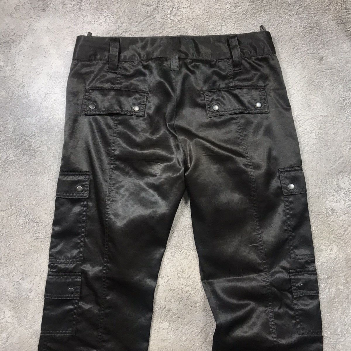 Vintage Vintage Y2K Baggy Cargo Pants Tactical Streetwear Worn In 30 Size 30" / US 8 / IT 44 - 6 Thumbnail