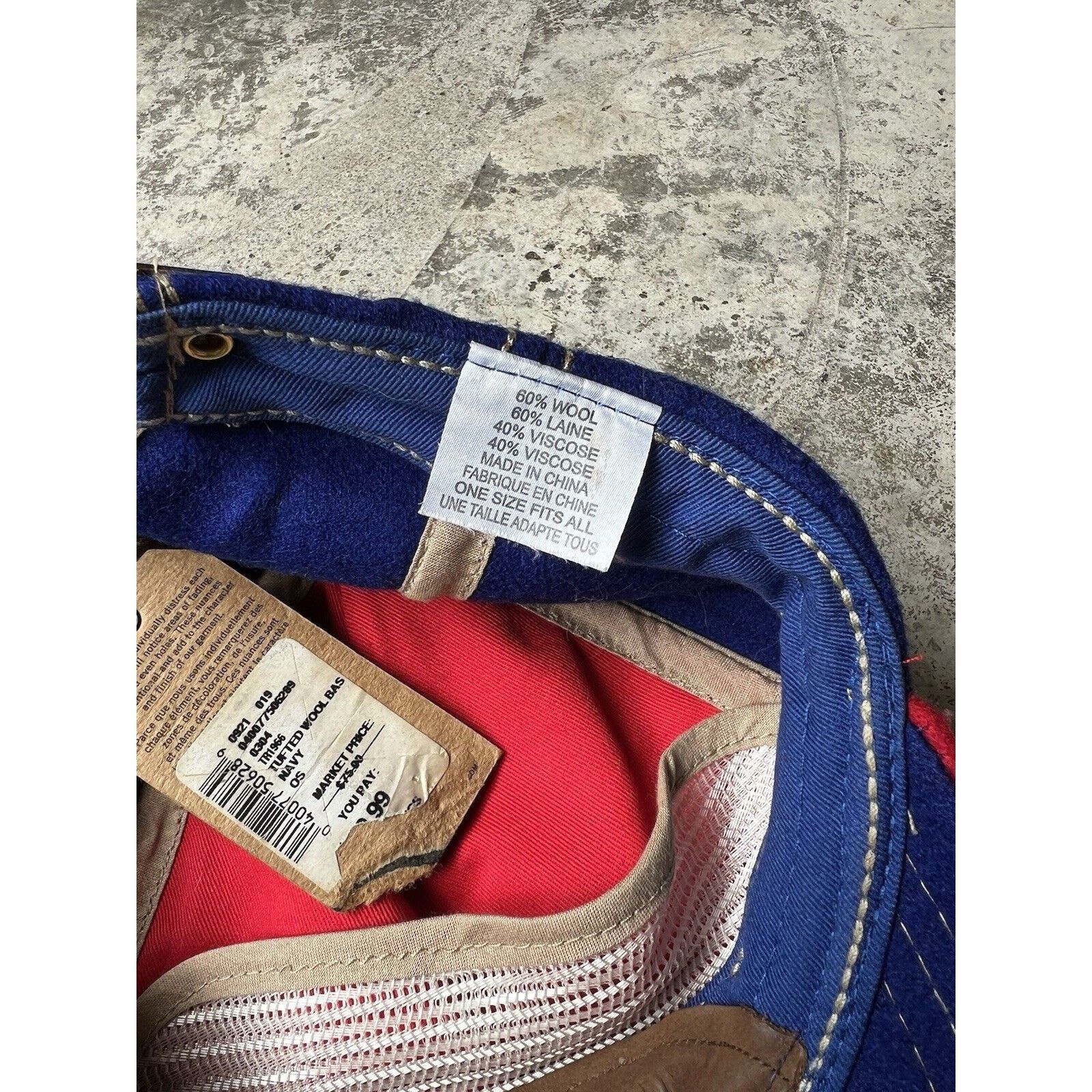 True Religion NWT True Religion Hat Rare Y2K Distressed Vintage Wool Size ONE SIZE - 5 Thumbnail