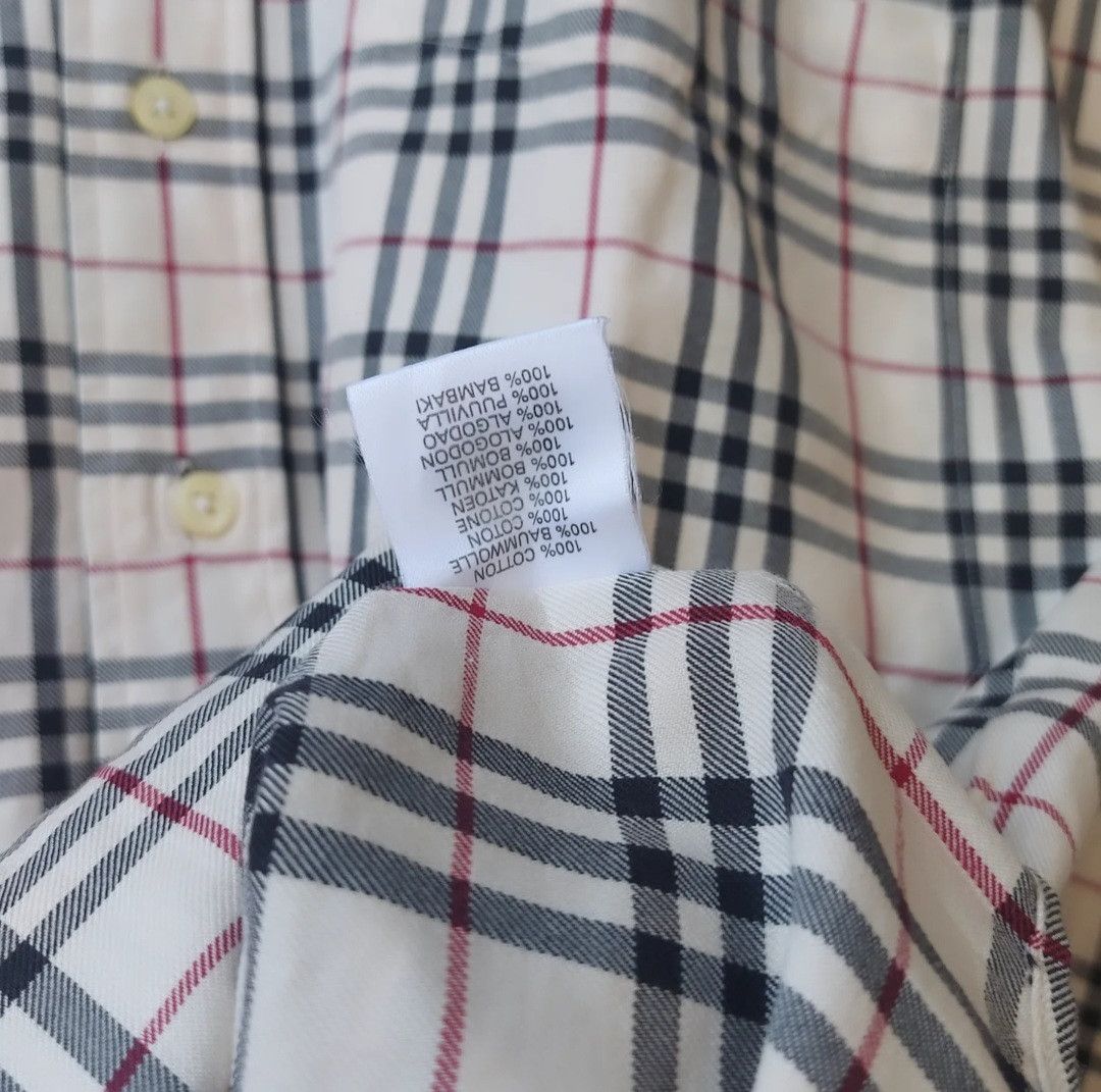 Burberry BURBERRY Nova Check Long Sleeve Button Shirt Size US M / EU 48-50 / 2 - 5 Thumbnail