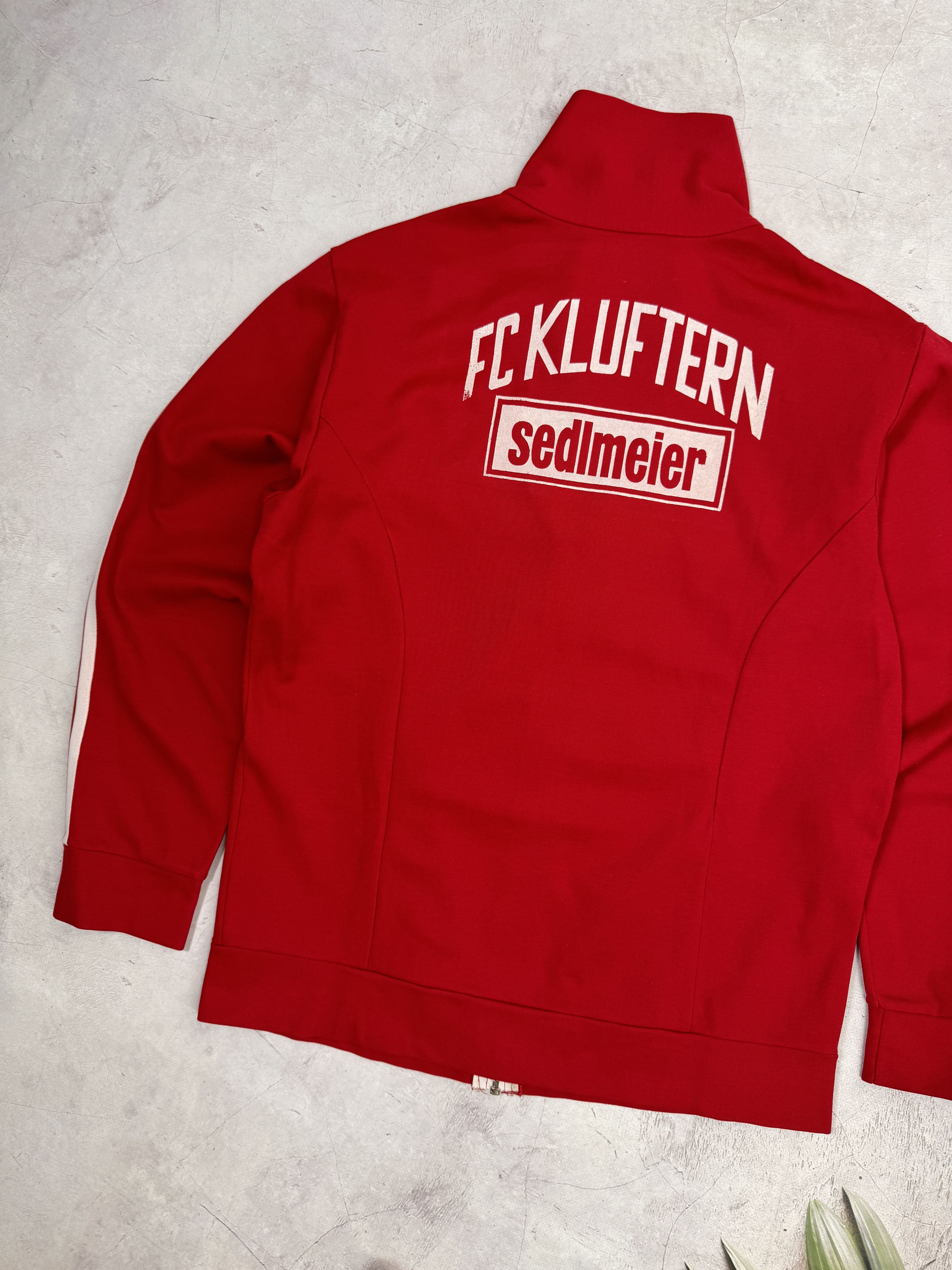 Adidas 80s Adidas Track Jacket HONG KONG Red Color & White Stripes Size US M / EU 48-50 / 2 - 15 Thumbnail