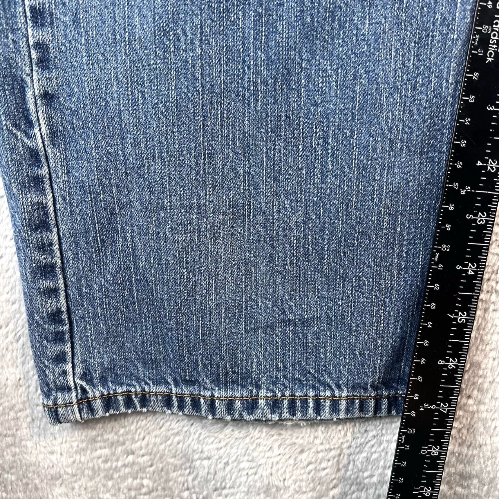 Levi's Levi's 569 Jeans Mens 38x30 Blue Denim Relaxed Straight Work Casual Belt Loops 5-Pocket Typography: Levi's 569 500 Series USA Classic Size US 38 / EU 54 - 5 Thumbnail
