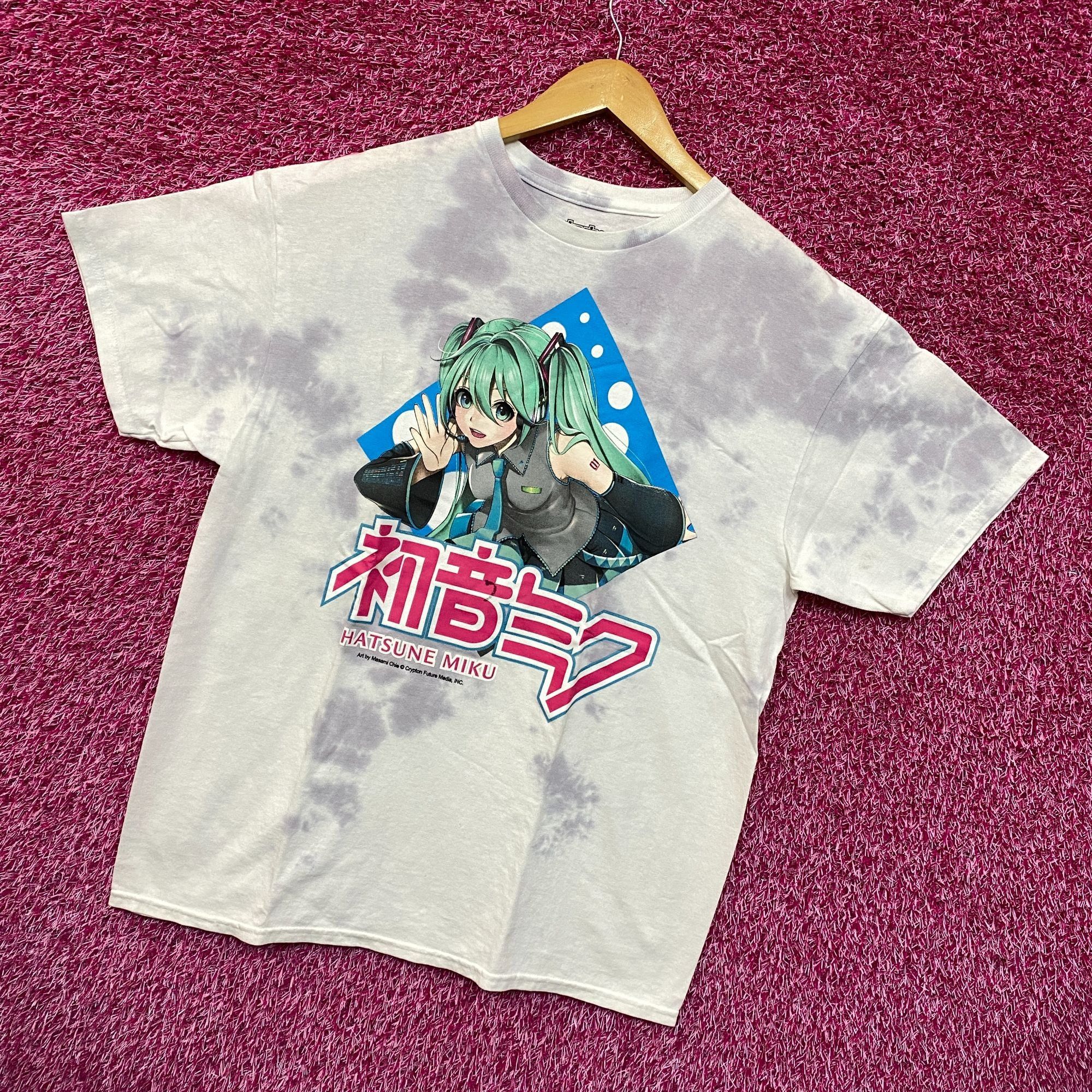 Anime Hatsune Miku Vocaloids Virtual Anime Singer Tie Dye M/L Size US L / EU 52-54 / 3 - 3 Thumbnail