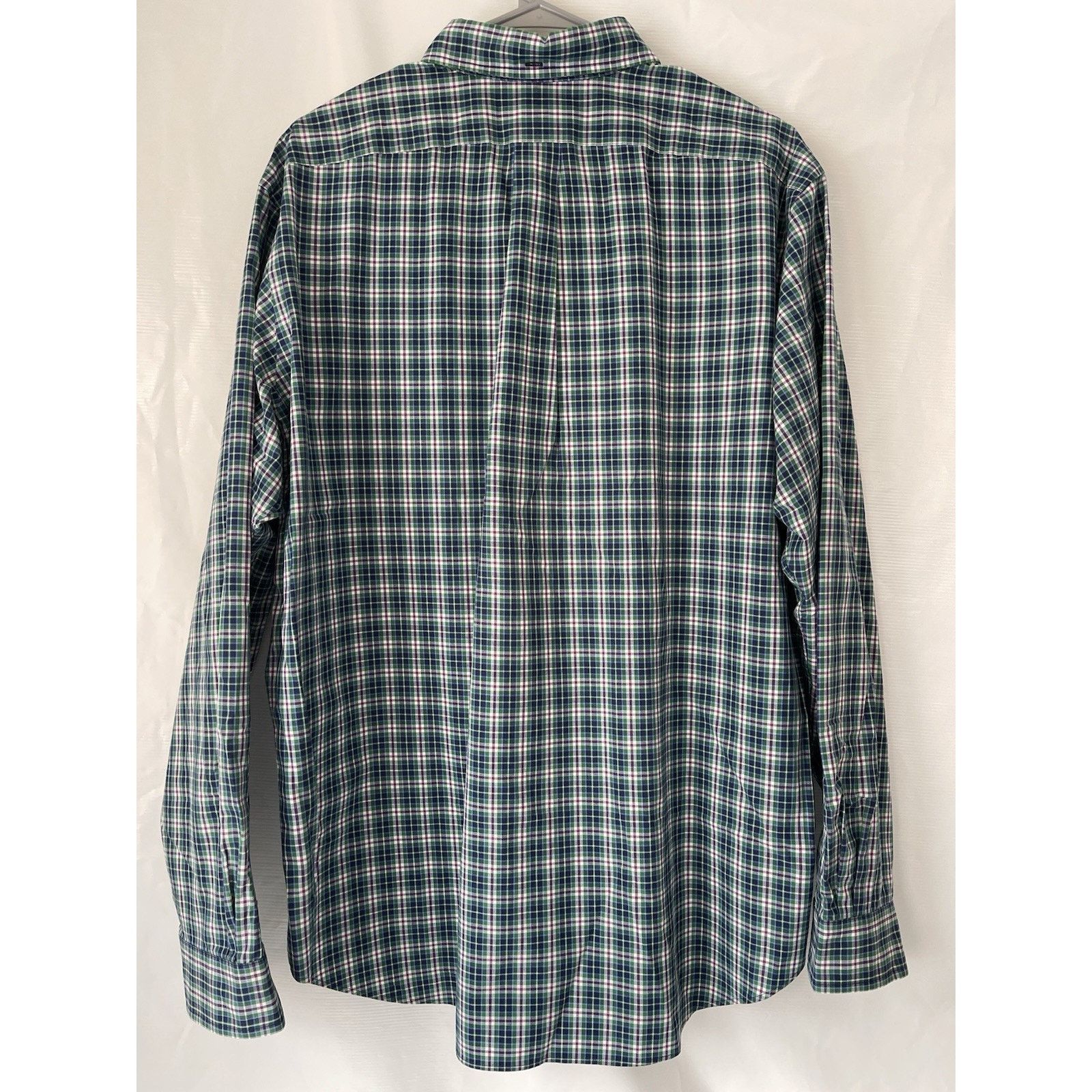 Ralph Lauren Ralph Lauren Classic 100% Cotton XL Plaid Button-Down Green Size US XL / EU 56 / 4 - 2 Thumbnail