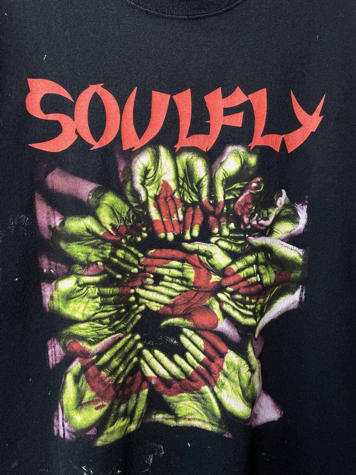 Band Tees Vintage 2000 Tour Soufly Band Faded Effect Tee Y2K T-shirt Size US XL / EU 56 / 4 - 2 Thumbnail