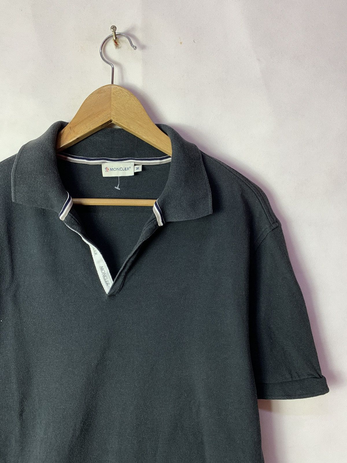 Moncler 🔥Moncler Polo Collar Tee Casual Hooligan Size US M / EU 48-50 / 2 - 2 Thumbnail