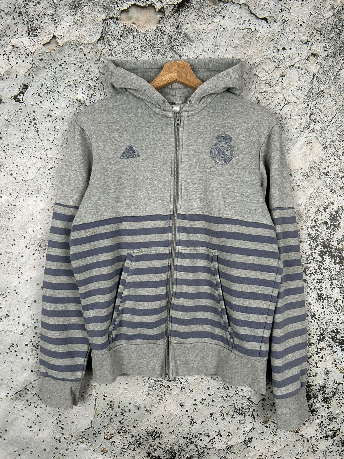 Adidas Adidas Real Madrid Football Zip Hoodie Soccer Jersey Size US M / EU 48-50 / 2 - 1 Thumbnail