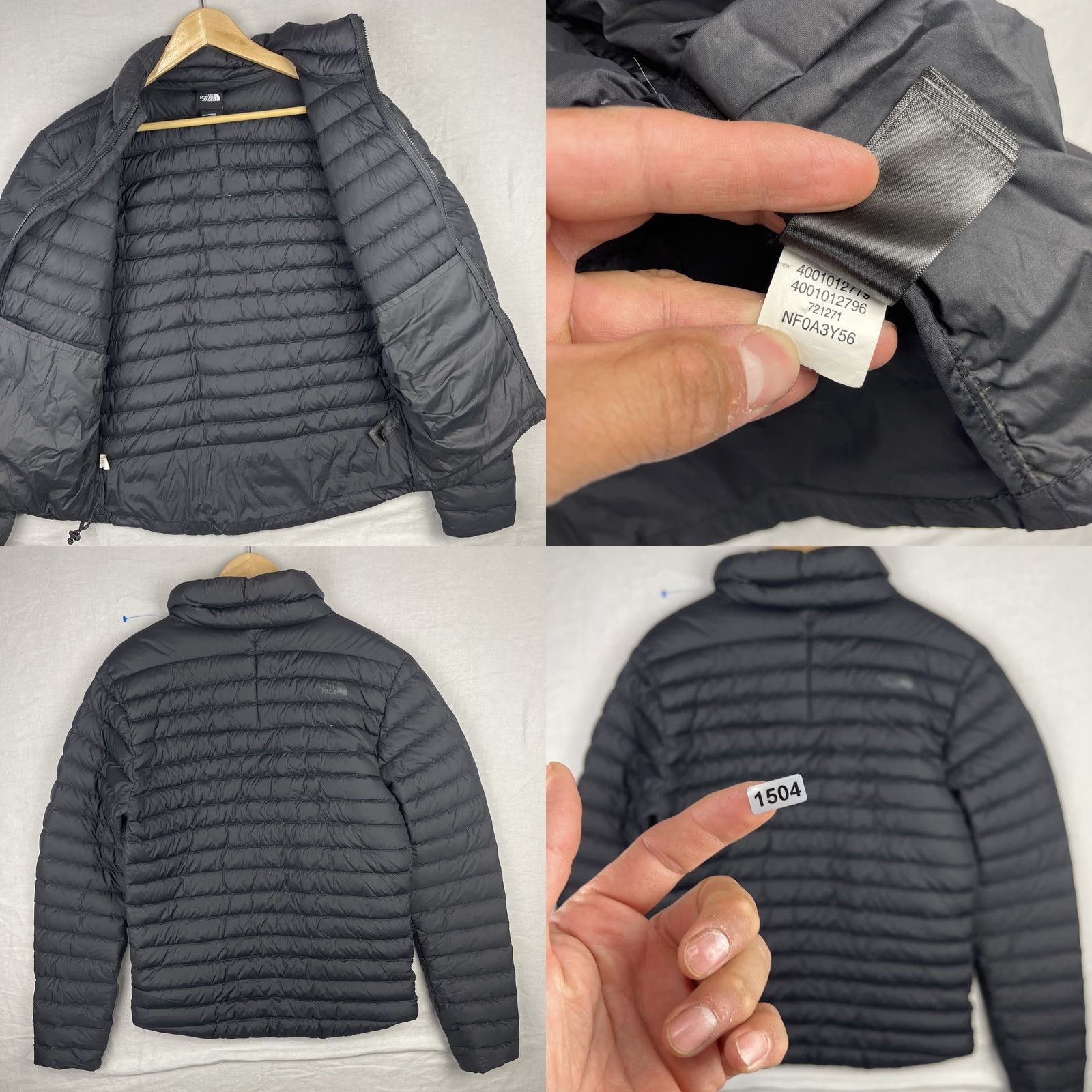 The North Face The North Face Down Jacket Mens Small 700 Stretch Classic Black Puffer Zip Up Size US S / EU 44-46 / 1 - 9 Thumbnail