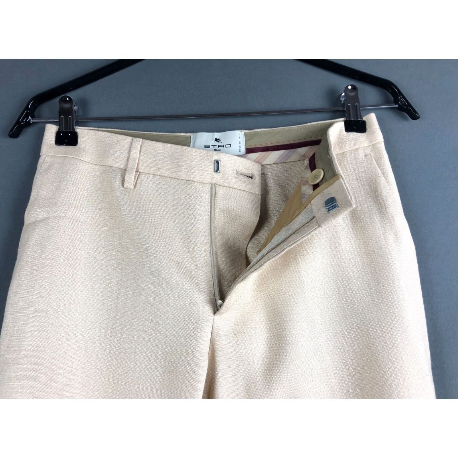 Etro ETRO Milano Pants Viscose Beige Men Size 38 Size US 38 / EU 54 - 6 Thumbnail
