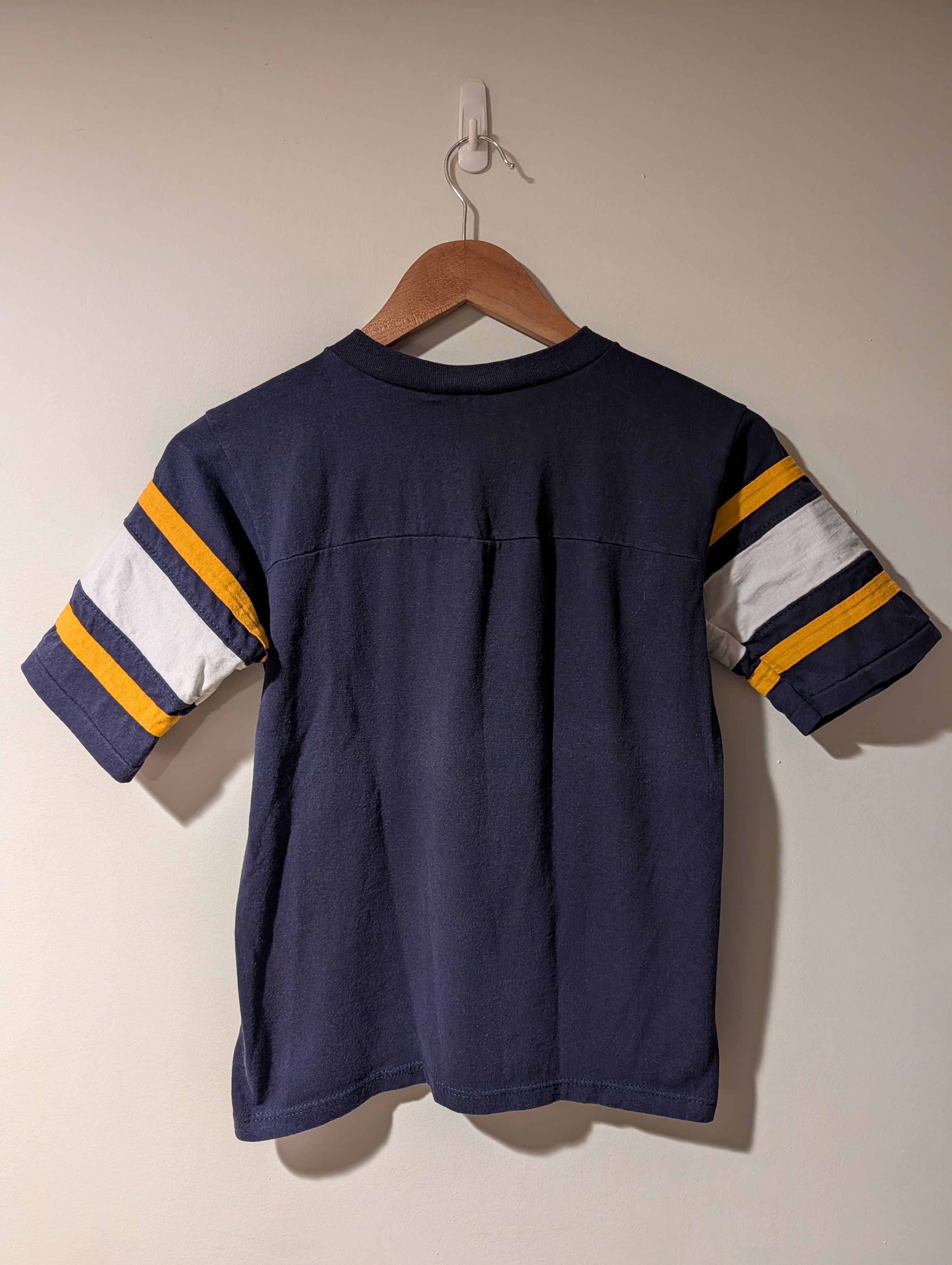 Logo 7 Vintage 90s Notre Dame Fighting Irish NCAA Kids 3/4 T-Shirt Size US L / EU 52-54 / 3 - 5 Thumbnail