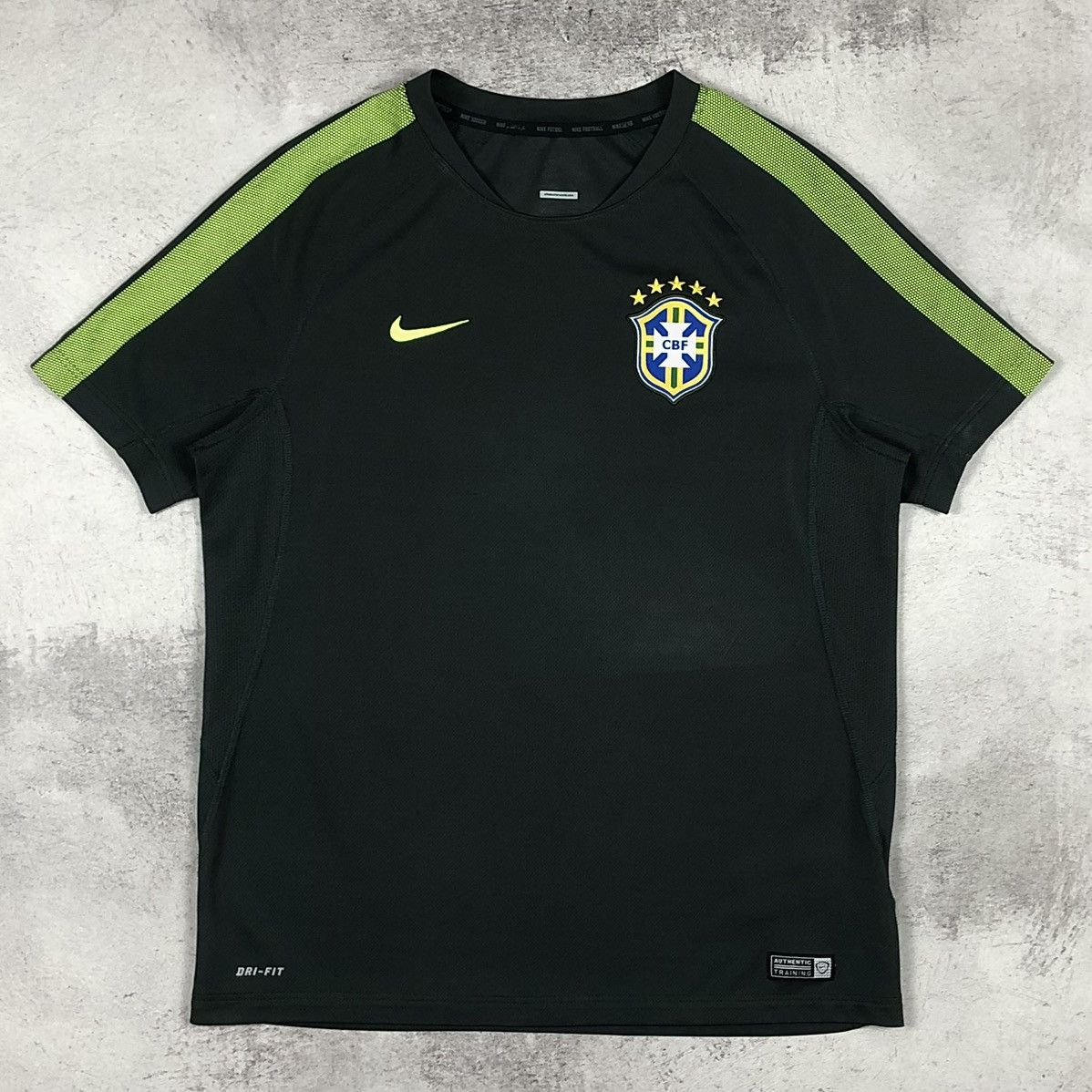 Brazil CBF 2014 Nike Training Soccer Jersey youth XL